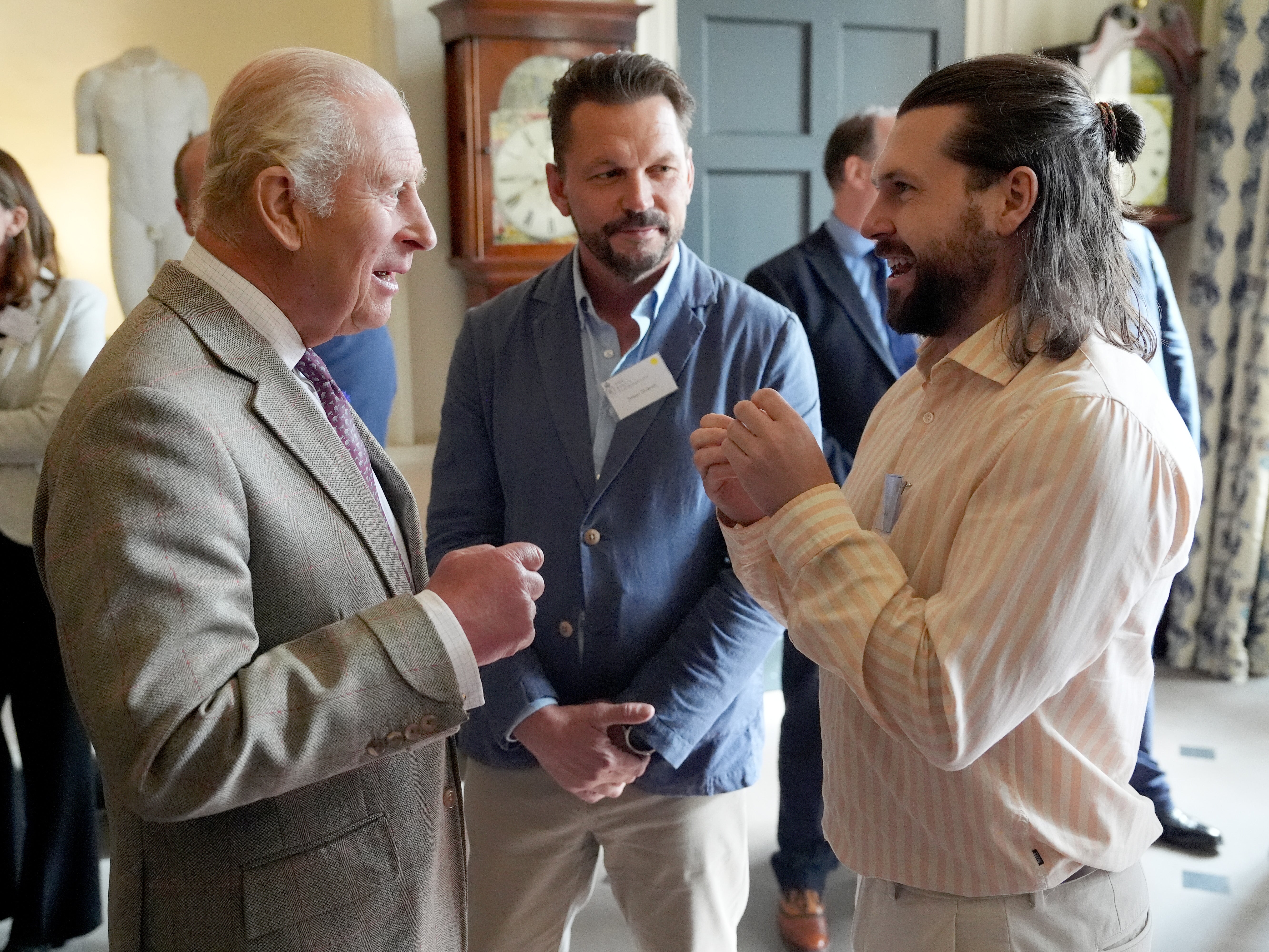 King Charles visited the Cairngorms in Scotland on Wednesday, before the allegations came out