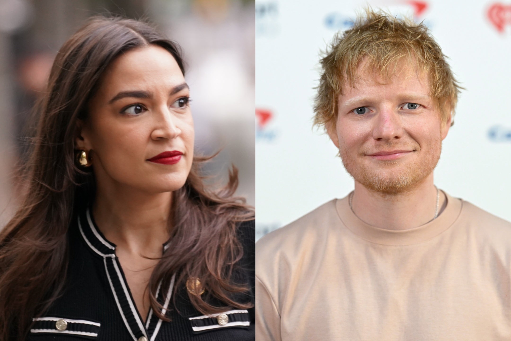 AOC löscht Ed Sheeran aus ihrer Playlist, sagt aber, er sei nicht der ...