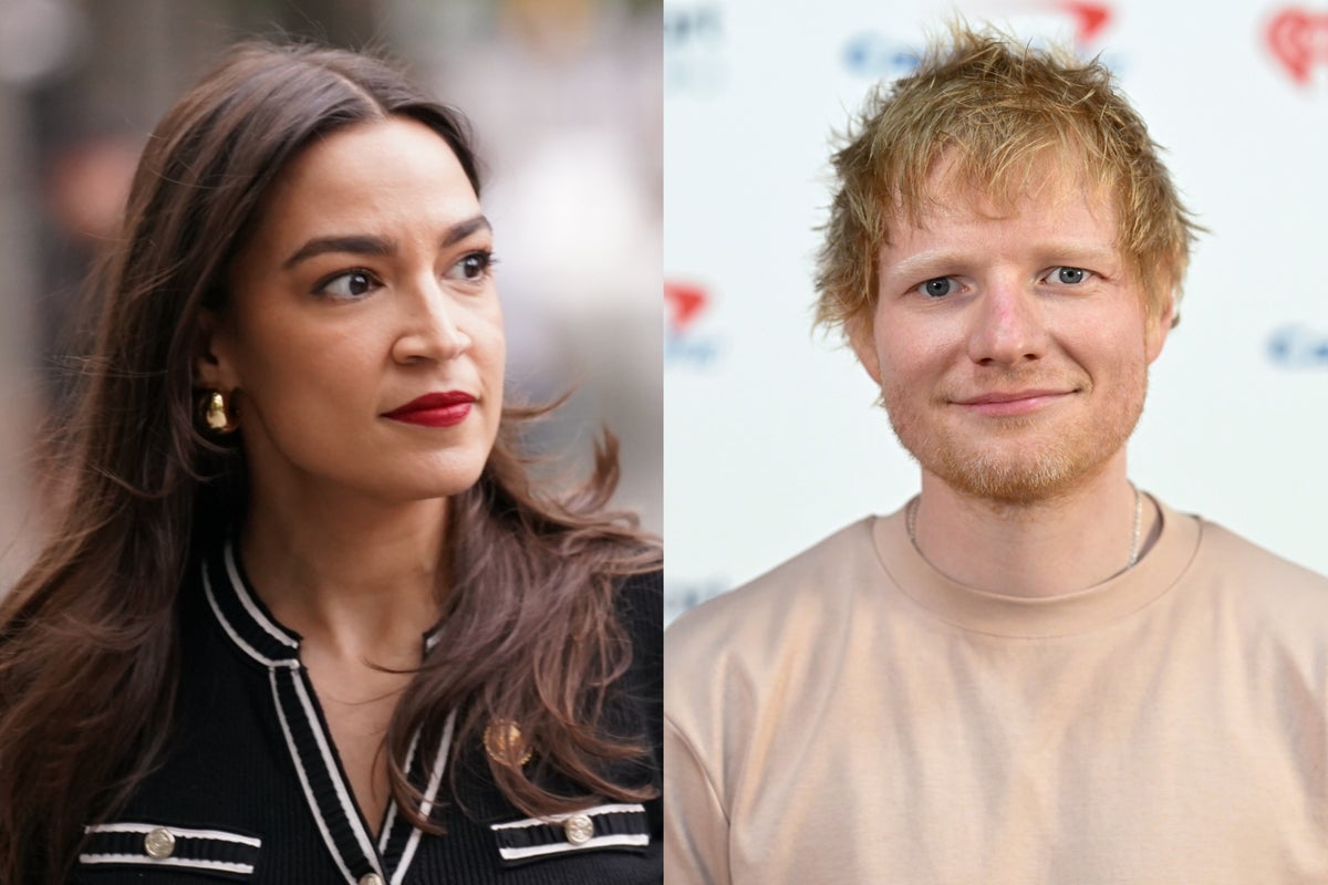 AOC löscht Ed Sheeran aus ihrer Playlist, sagt aber, er sei nicht der ...