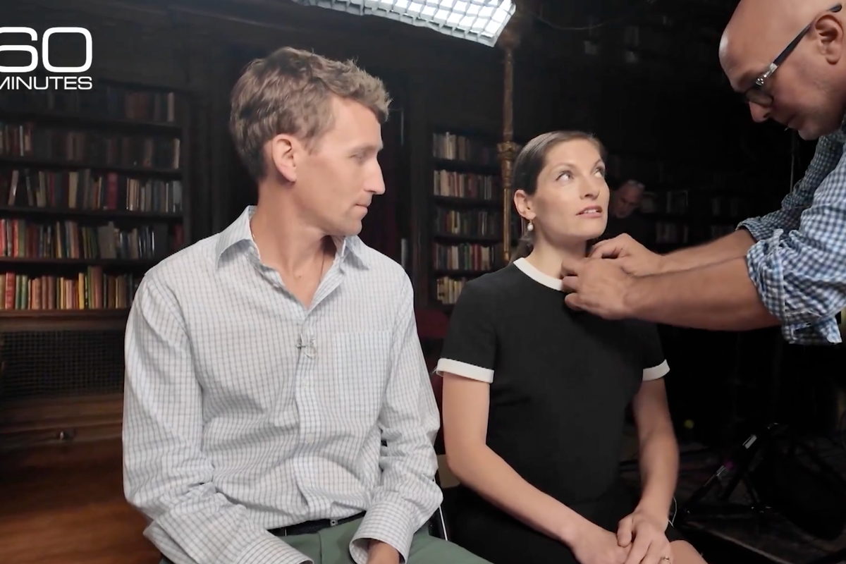 Patrick Clancy is joined by new wife as he tells ‘60 Minutes’ he talks ‘all the time’ to 3 kids his ex-Lindsay killed