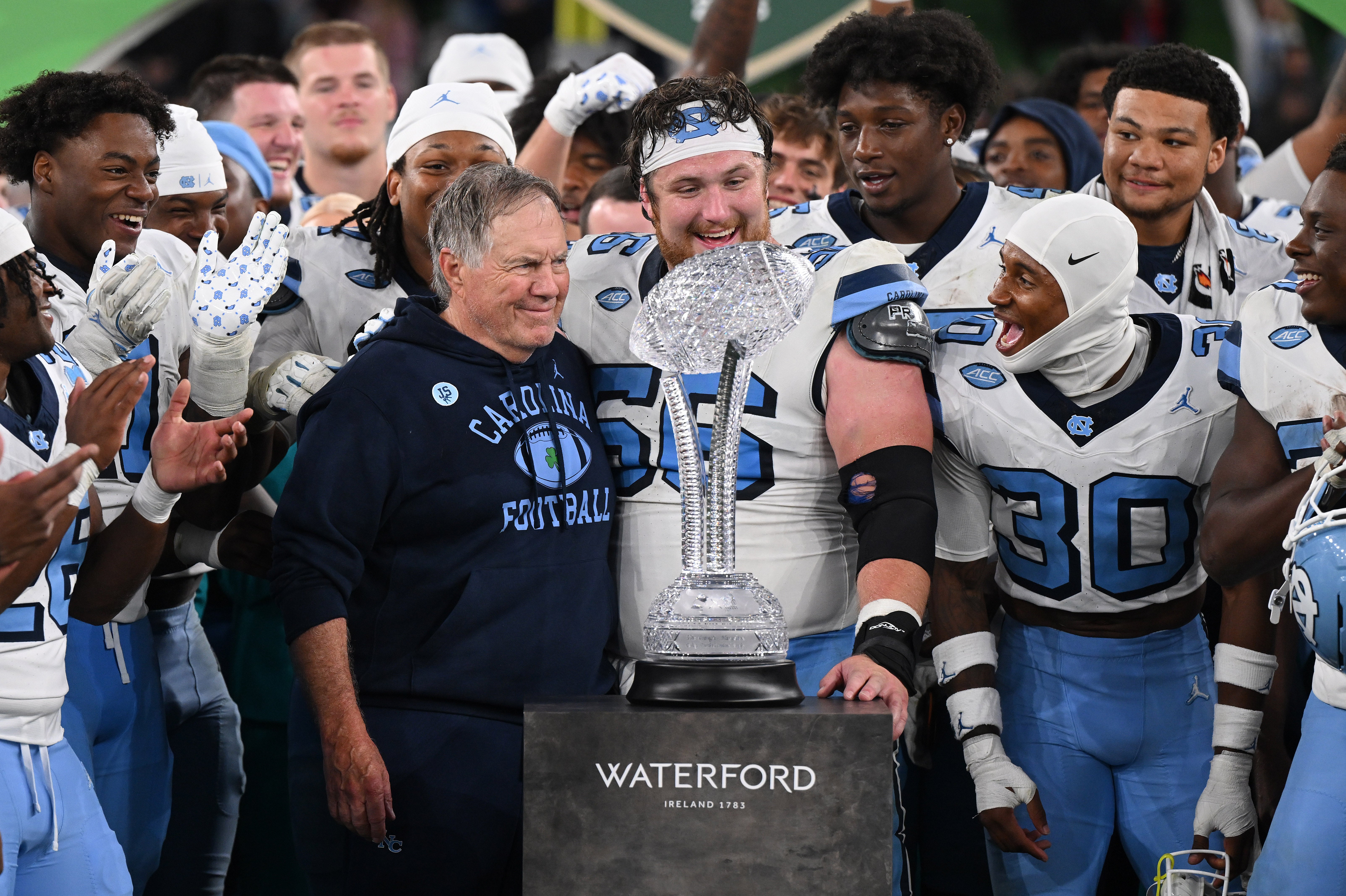 Belichick was given a five-year, $50 million contract to coach the North Carolina Tar Heels