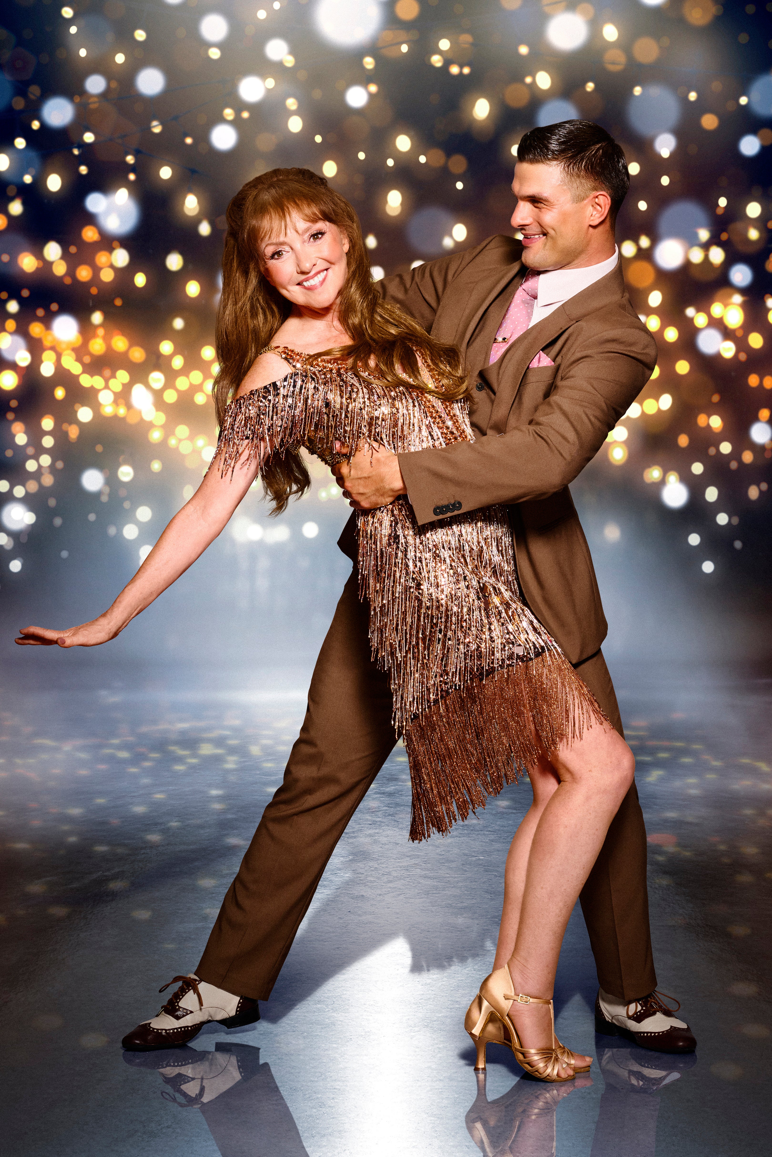 Melanie Walters and Aljaz Skorjanec will dance a cha cha