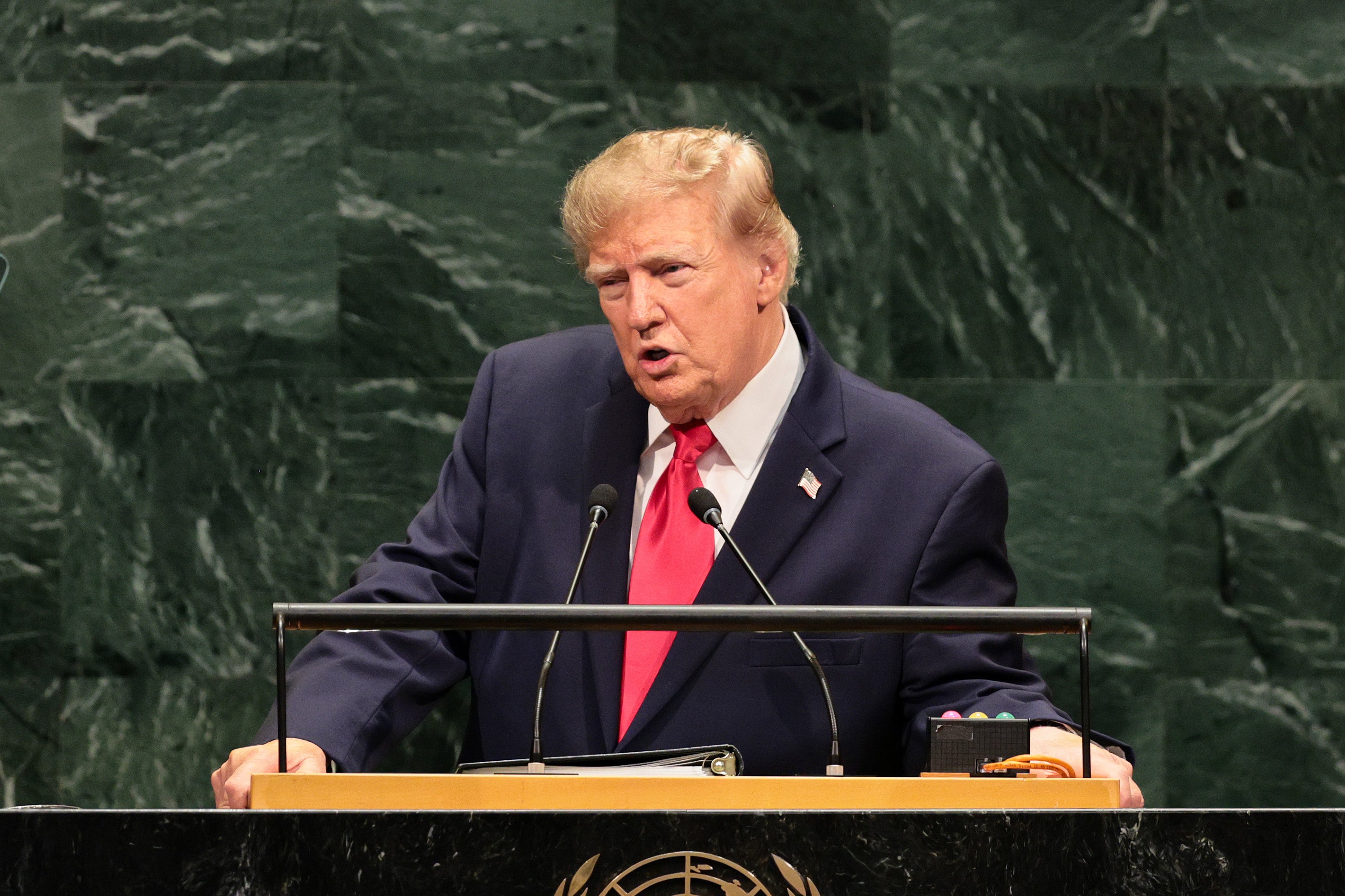 Predsjednik Donald Trump, govoreći tijekom 81. zasjedanja Ujedinjenih naroda, imao je borben odnos s tradicionalnim saveznicima