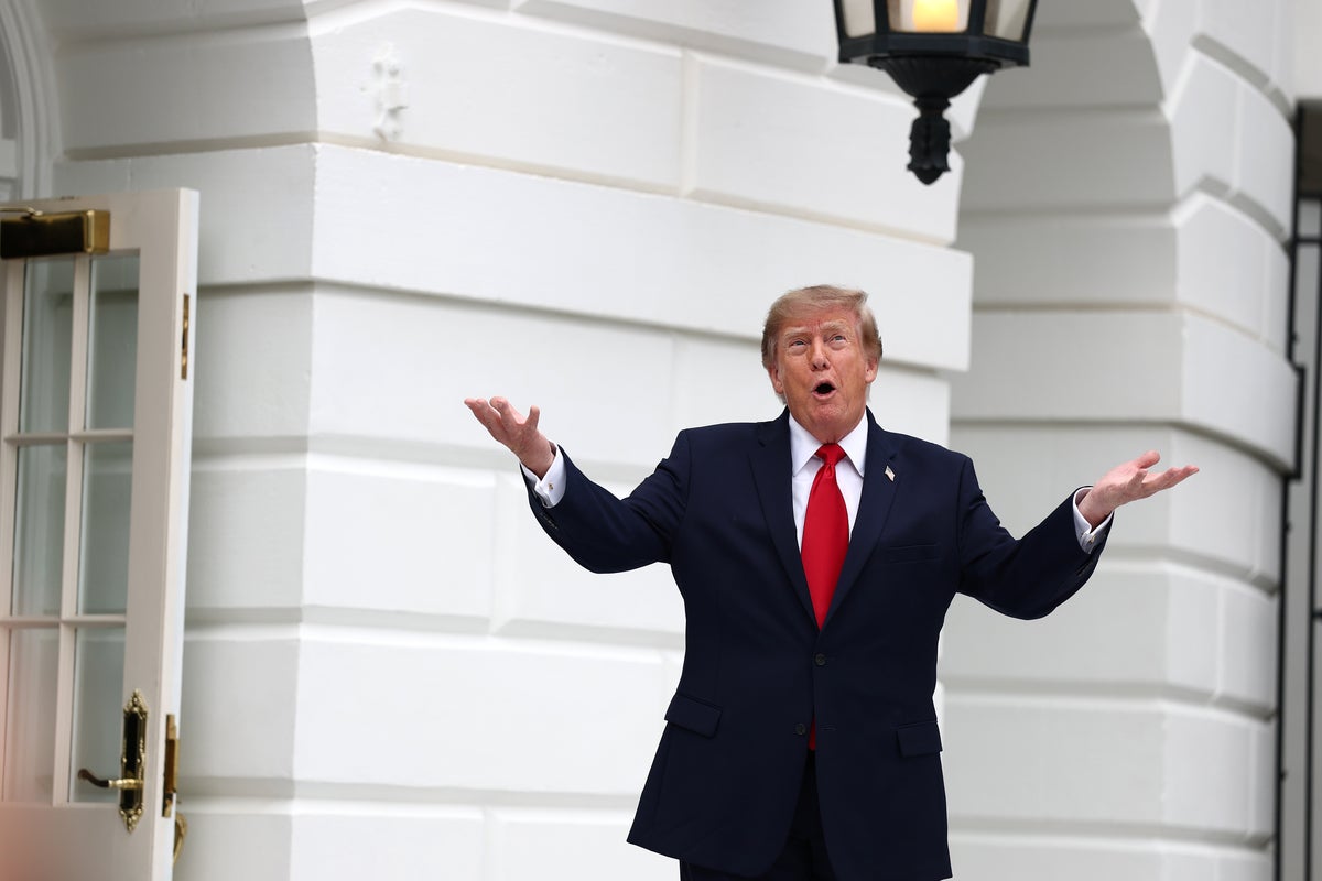 Derek Utley, co-founder of a company that runs social media accounts for President Donald Trump, seen outside the White House on Monday, September 21, 2026, allegedly had ‘exclusive access’ to the company's bank accounts and financial records (Getty)