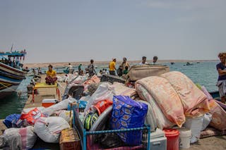 Yemen refugees arrive in Djibouti as intensified fighting drives displacement