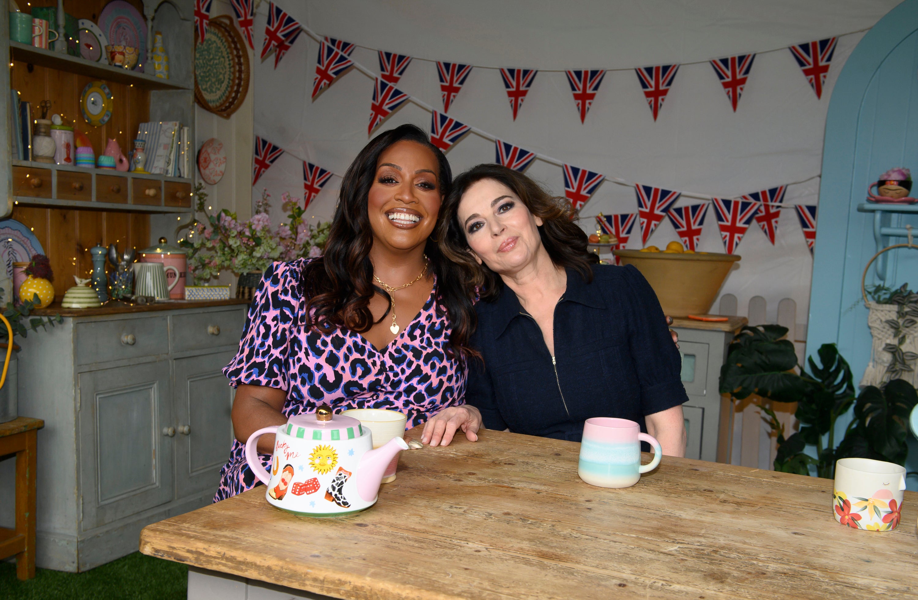 Alison Hammond with new 'Bake Off' judge Nigella Lawson
