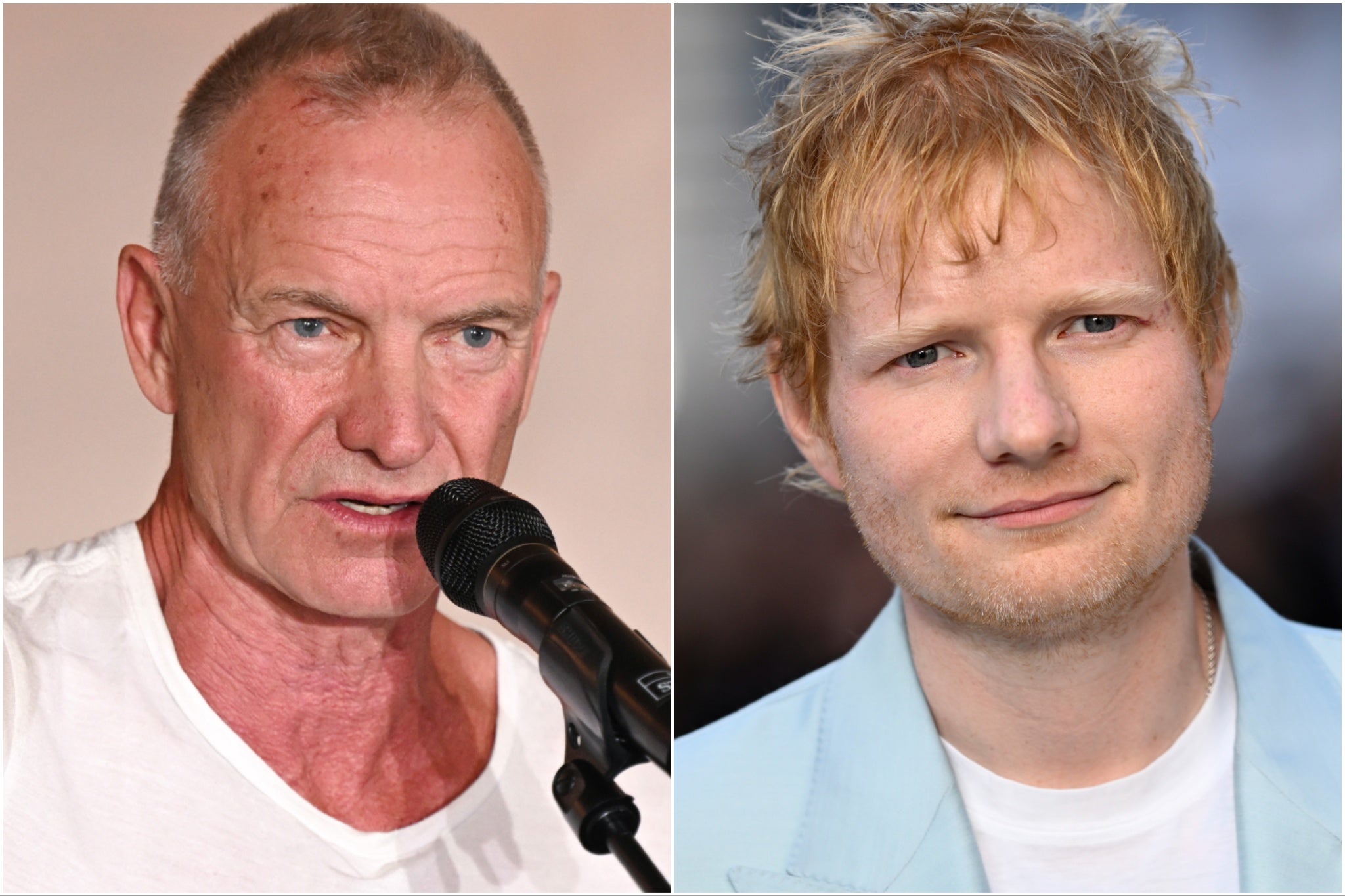 Sting has weighed in on the continued Ed Sheeran/Macklemore controversy