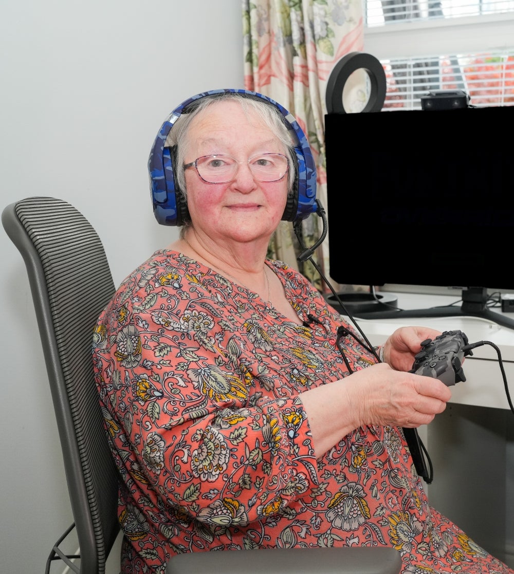 Cath Bowie picked up the controller after her grandson introduced her to Fortnite in 2017. (Guinness World Records Gamer’s Edition 2027/PA)