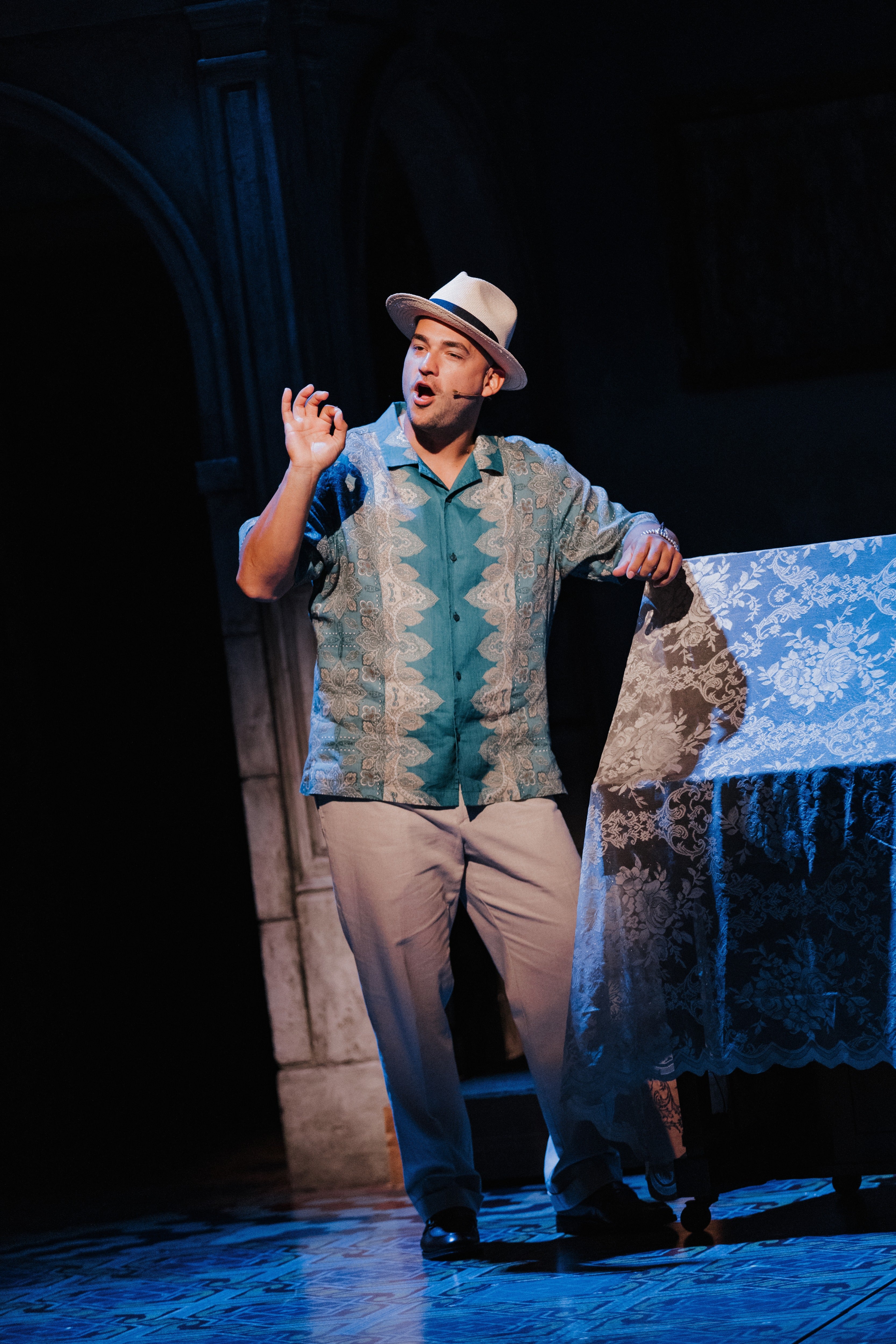 Iglesias is performing as The Narrator in ‘Buena Vista Social Club’