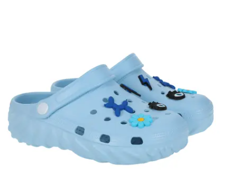 Five Below sold the Juniors Charm Clogs (pictured) for $7, compared with $44.99 for Crocs’ Kids’ Crocband Clog