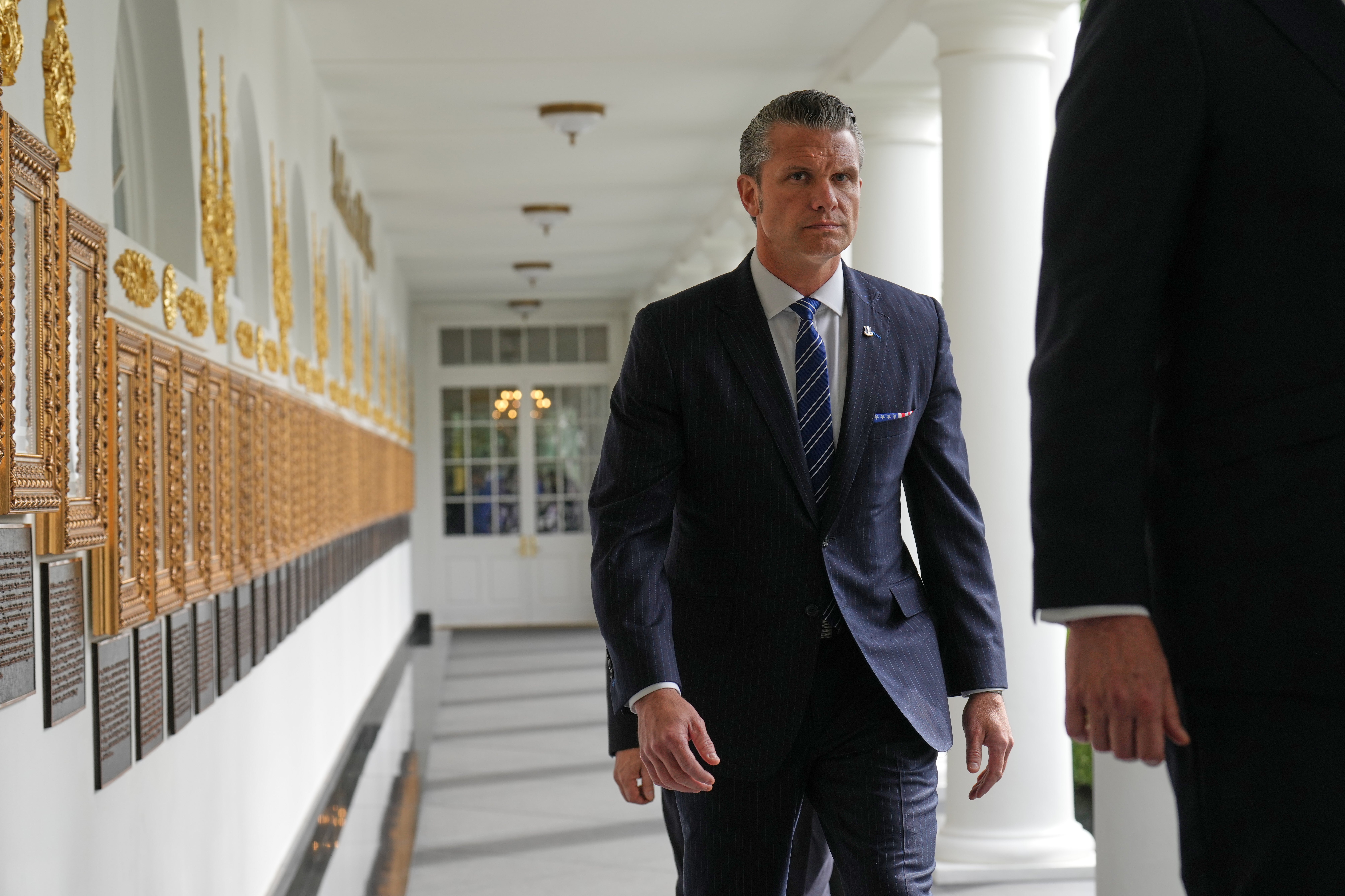 Defense Secretary Pete Hegseth is encouraging US service members stationed overseas or far from their voting location to cast mail-in ballots this year amid the Trump administration’s attempts to restrict the option (AP)