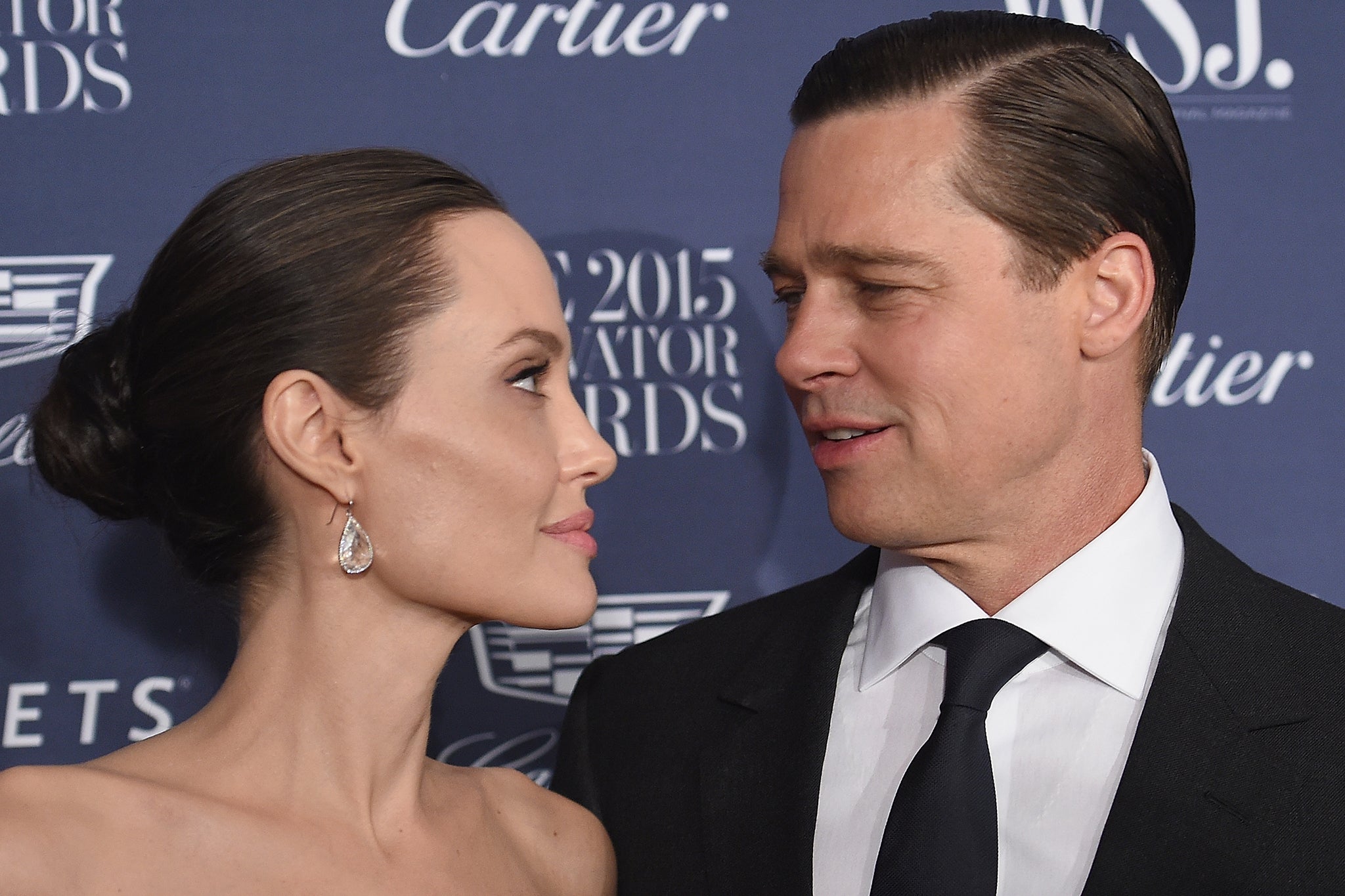 Pre-divorce: Jolie and Pitt in 2015