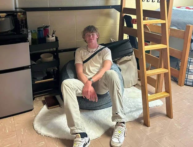 Freshman Aidan Hamilton, 18, from Colorado, was reportedly discovered at a male dormitory on campus