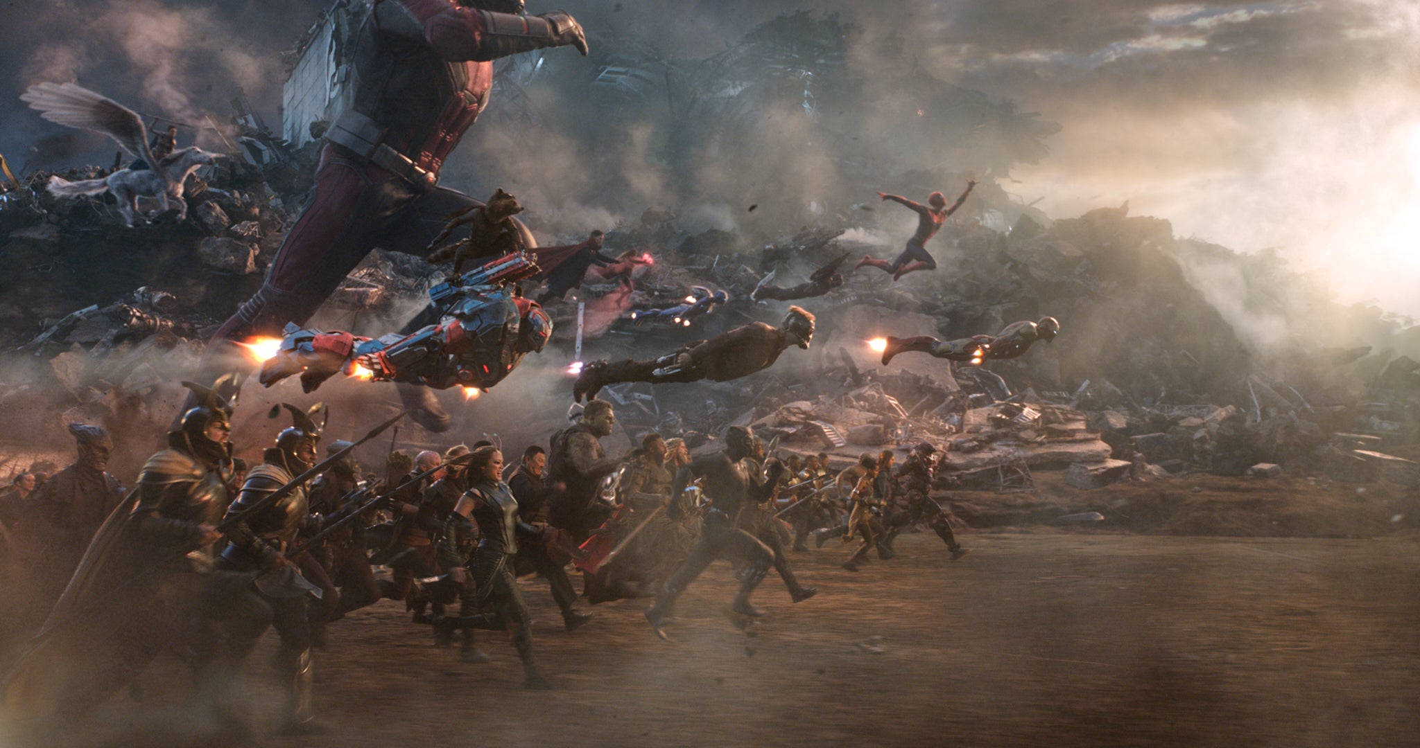 A scene from Avengers: Endgame