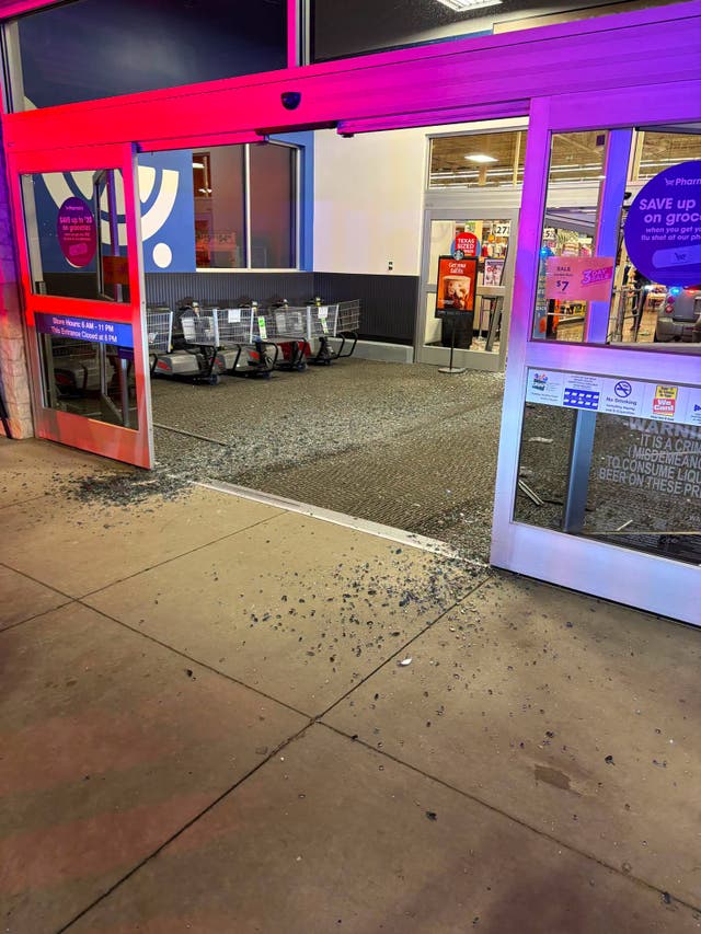 Authorities arrested the man, who they did not publicly identify, on criminal mischief charges