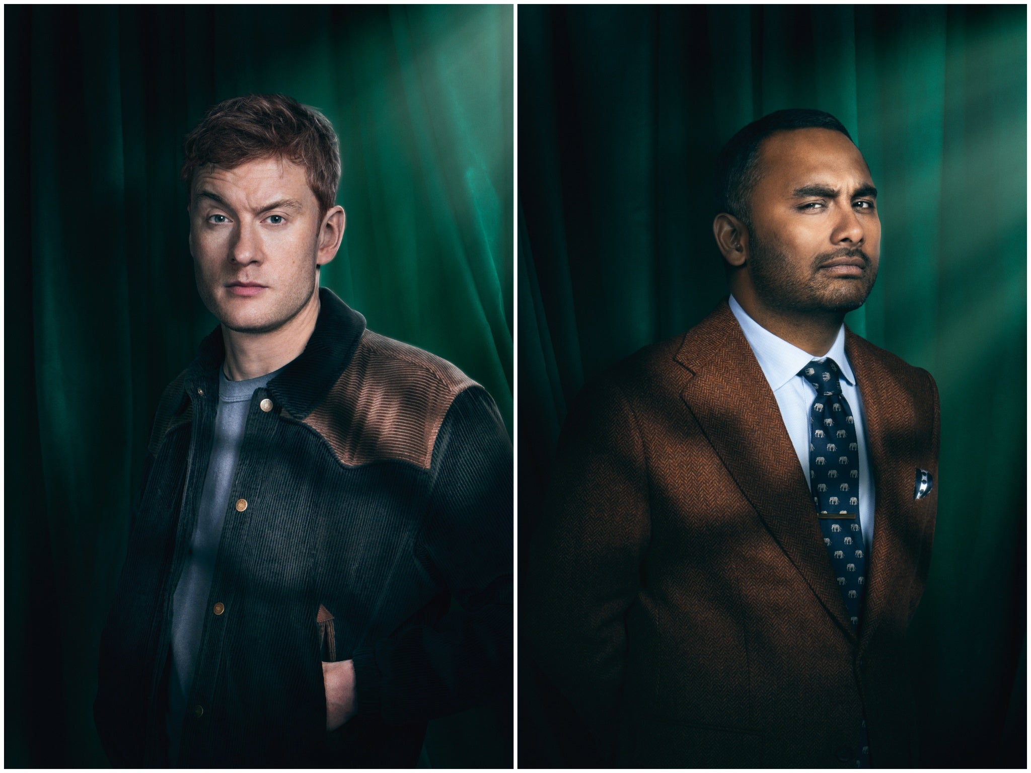 James Acaster and Amol Rajan on ‘The Celebrity Traitors’