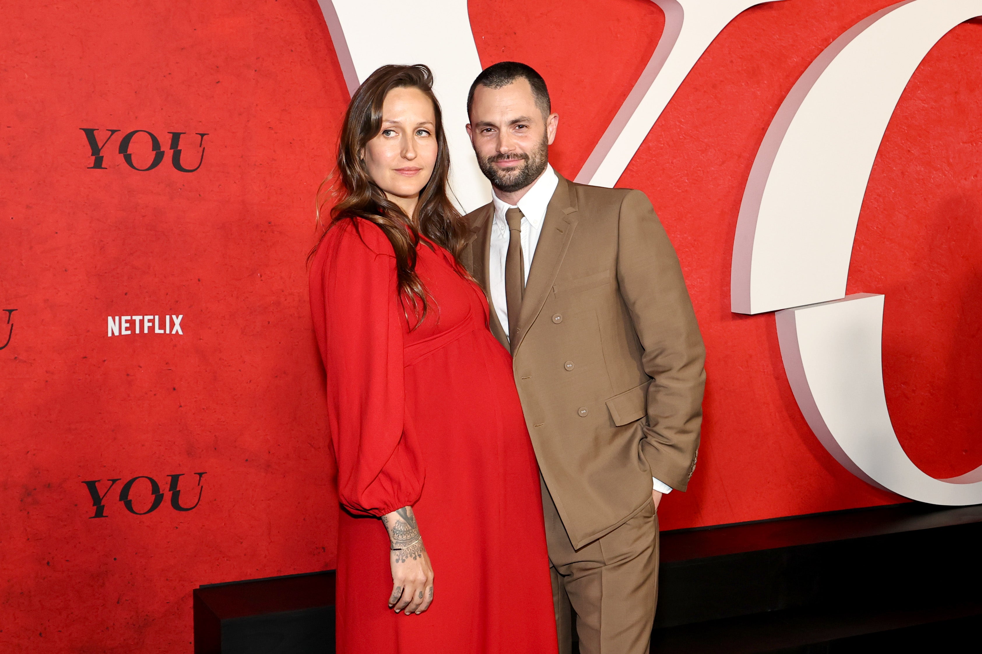 Domino Kirke-Badgley has spoken out about her husband Penn Badgley’s decision to refrain from on-screen sex scenes