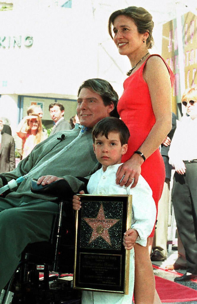 Will Reeve is the son of Christopher and Dana Reeve. The family is pictured here in 1997