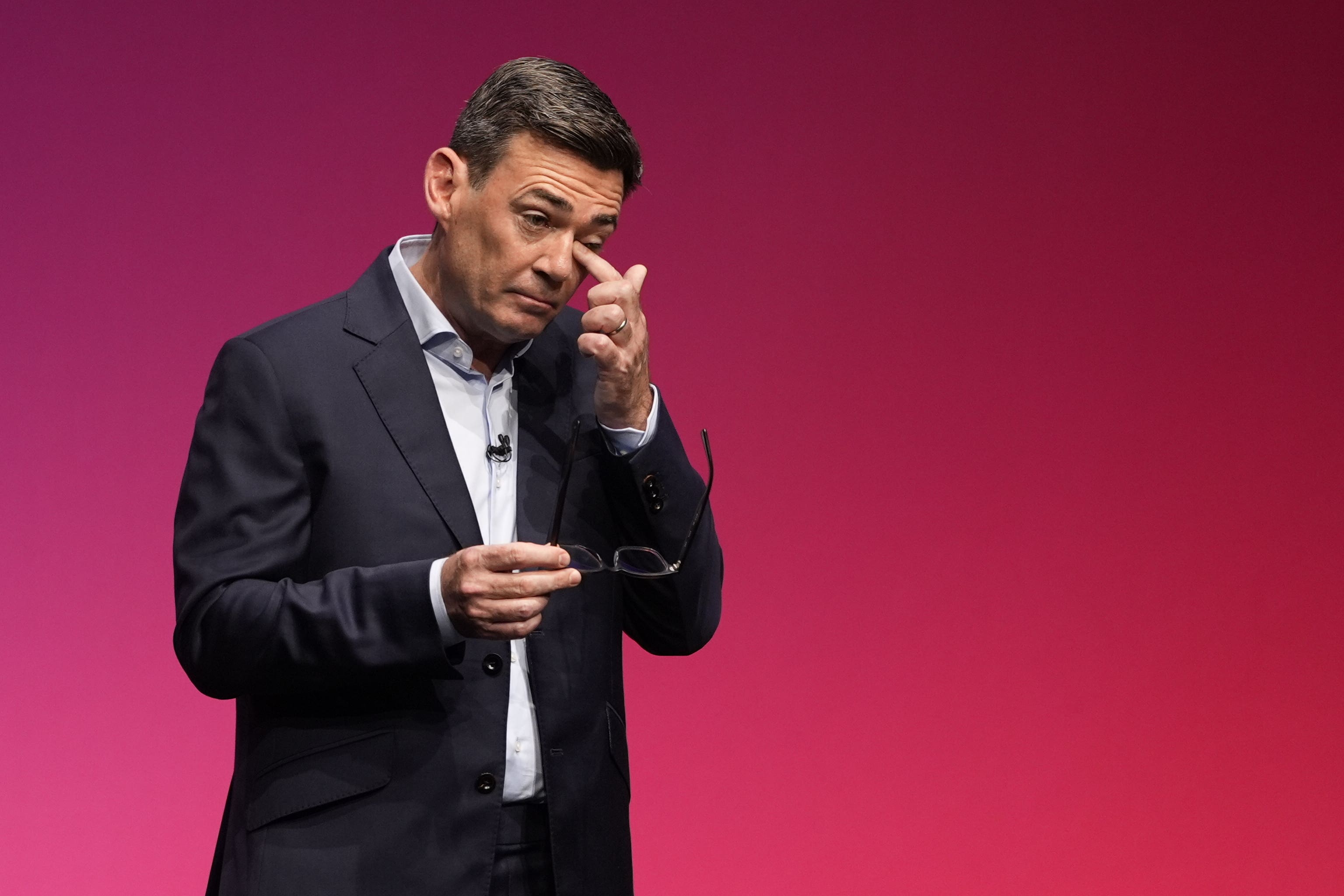 The prime minister appeared to hold back tears in his speech at the Labour conference while talking about his late father