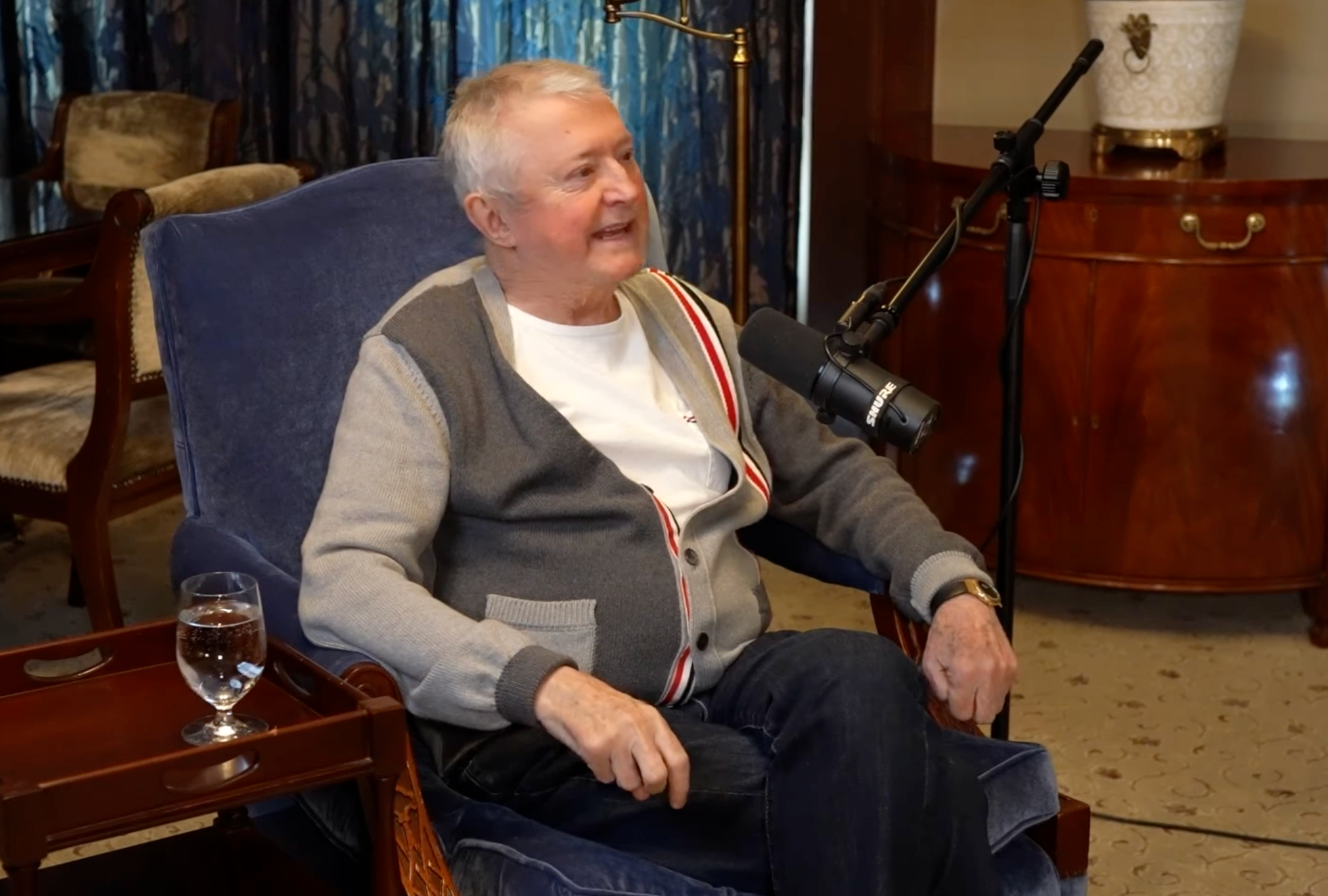 Louis Walsh on the 2 Johnnies podcast