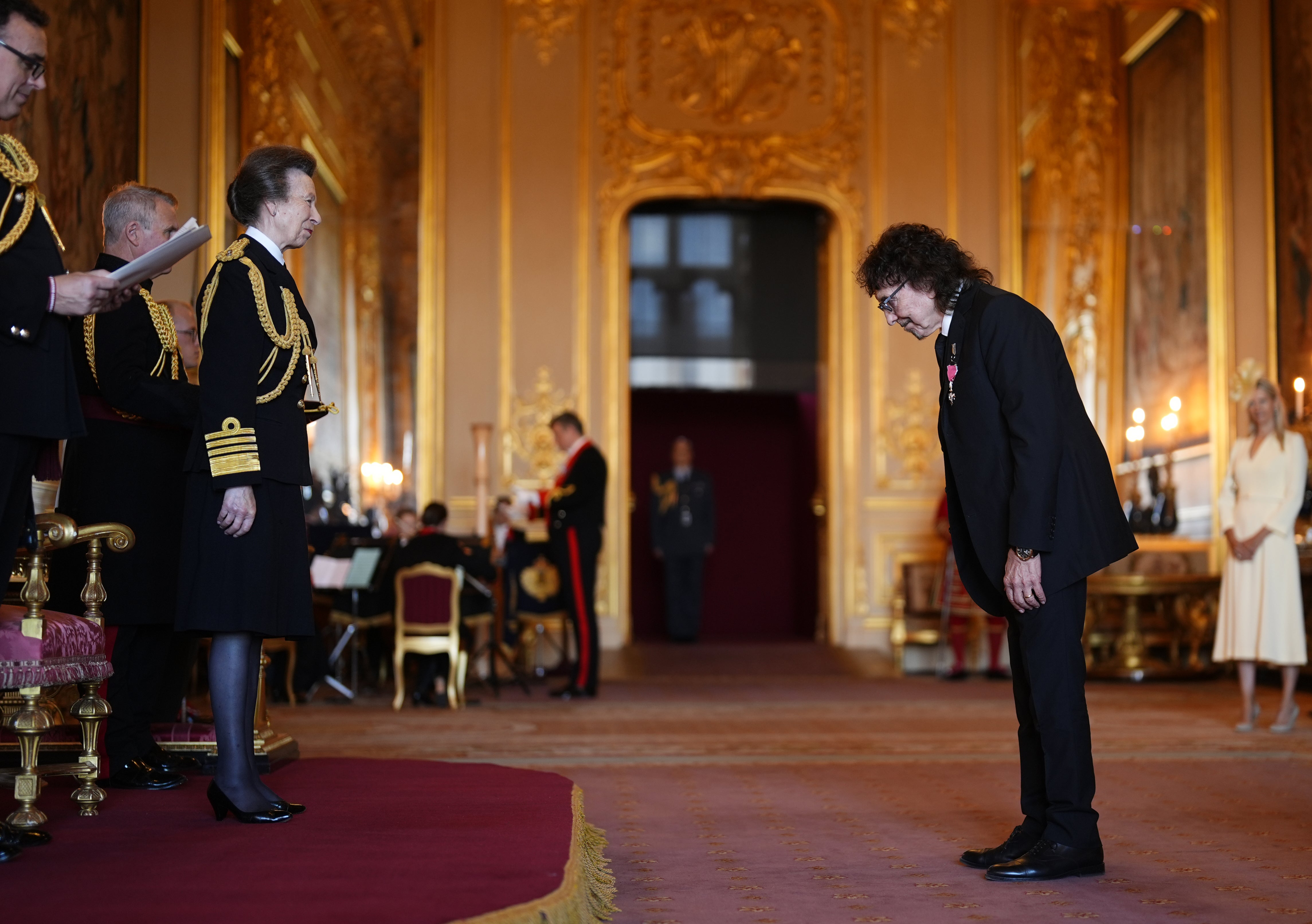 Iommi was made a Member of the Order of the British Empire by the Princess Royal at Windsor Castle on Wednesday