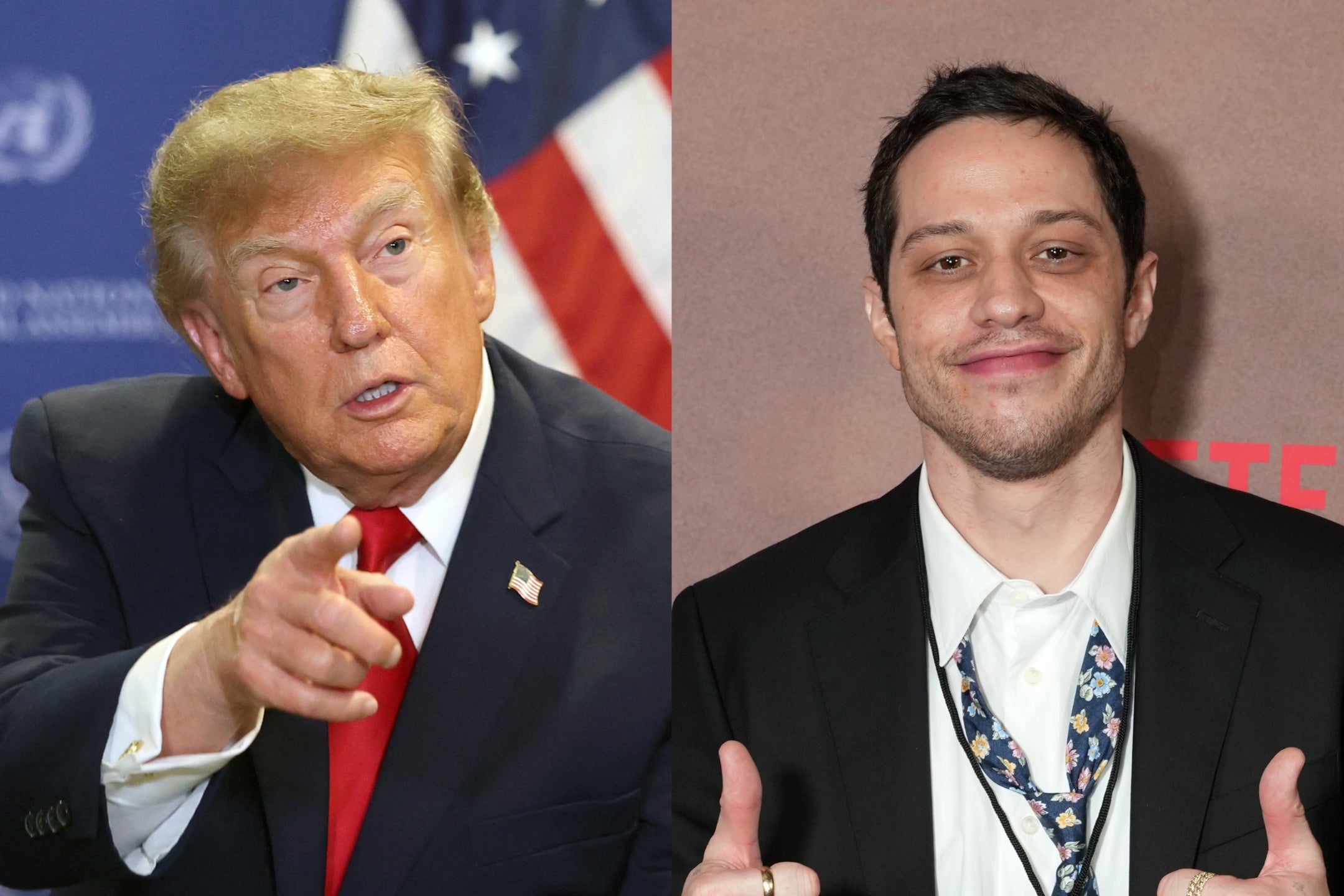 Pete Davidson joked that Donald Trump is like a 'drunk uncle' in a new interview
