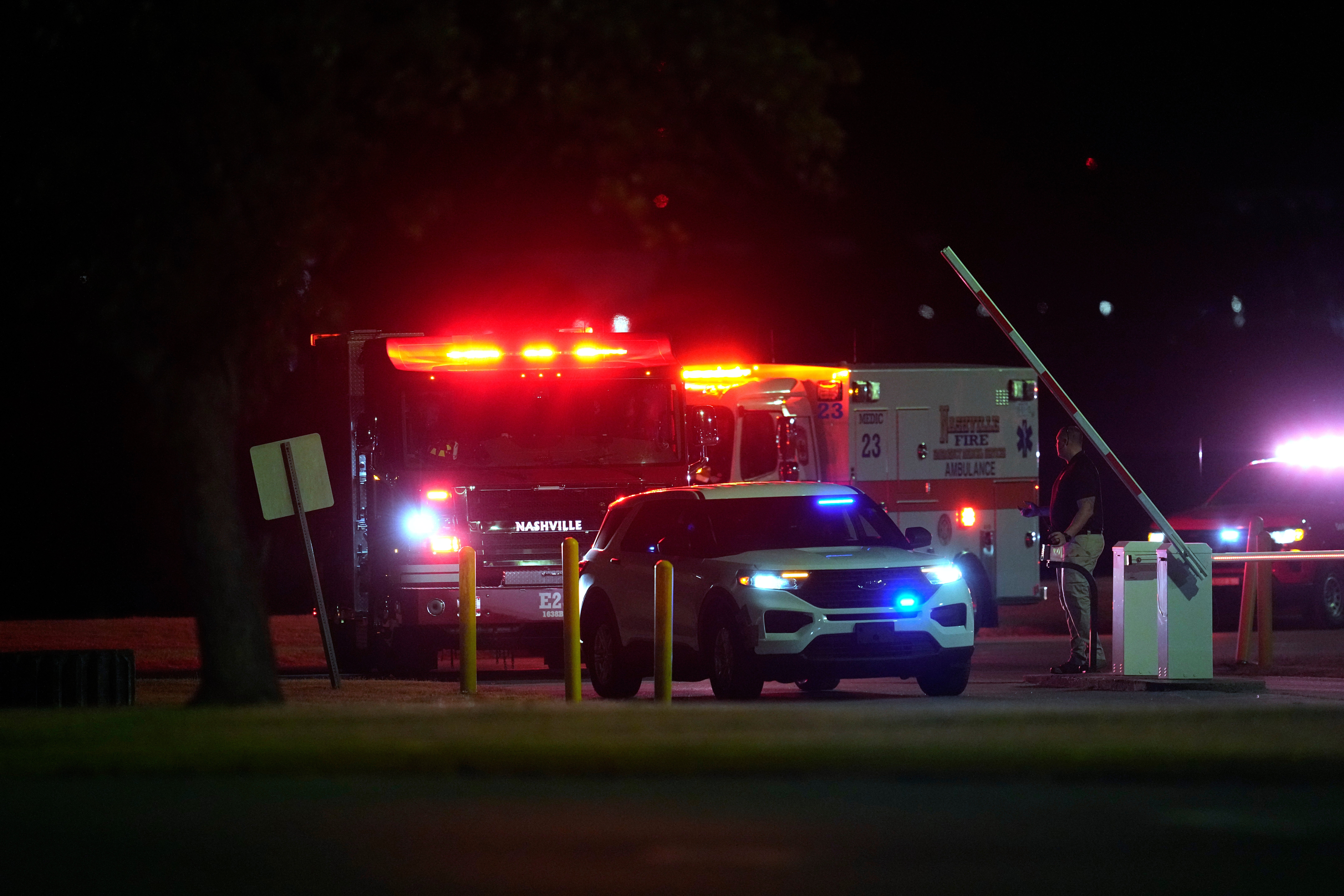 Emergency vehicles arrived at Riverbend Maximum Security prison after Pike's execution was suspended