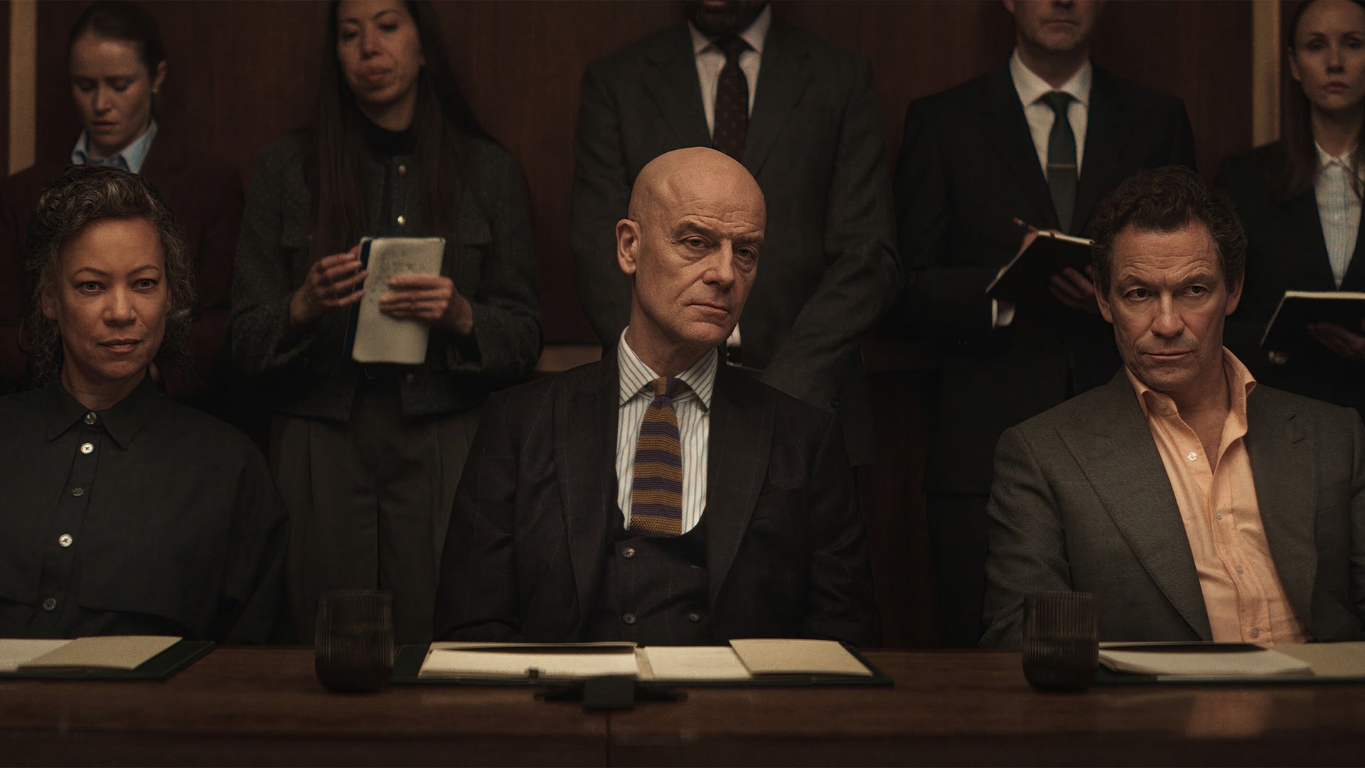 The show sees a clash between London's most powerful law firms: Cathcarts & Sons and Taylor & Byrne