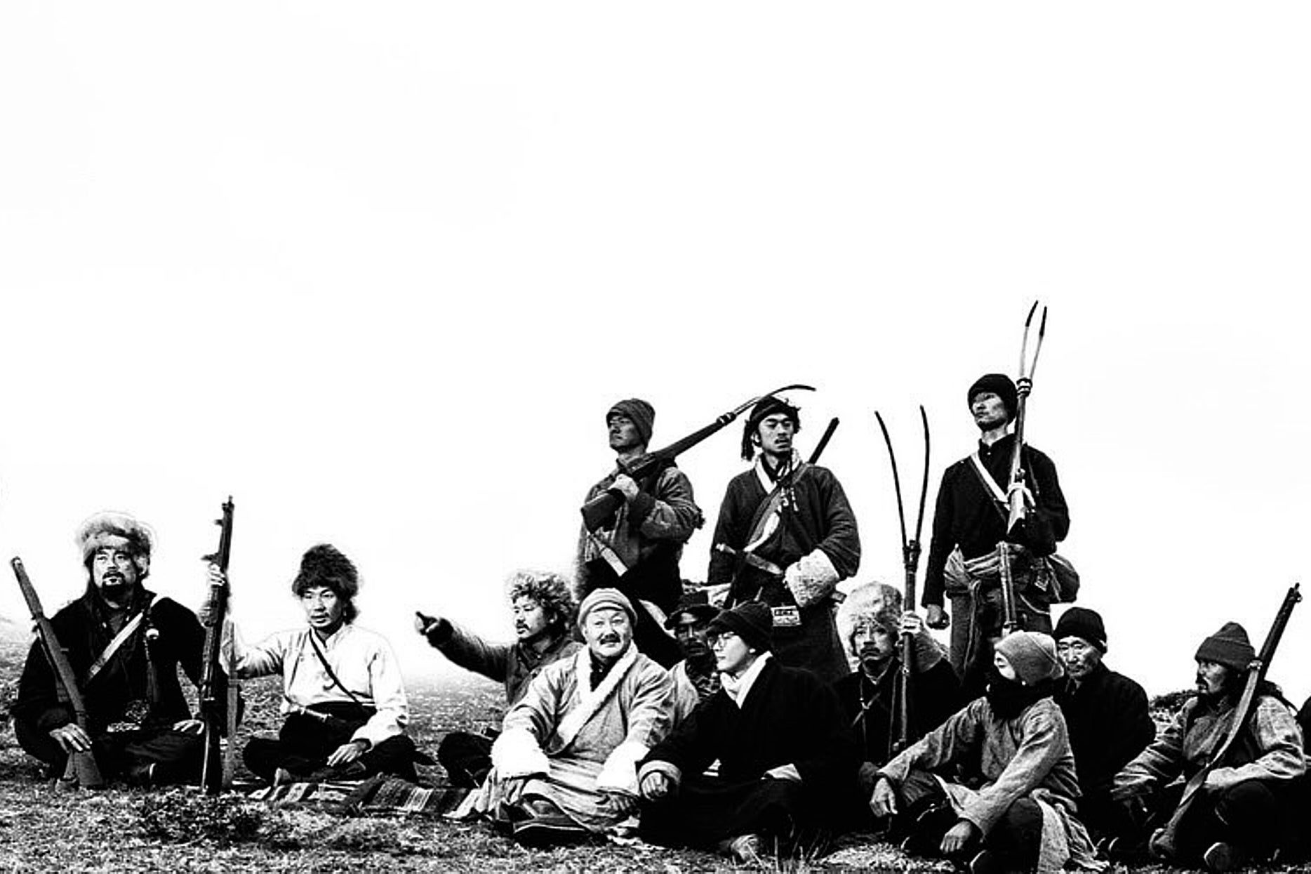 This image released by Monk and the Warrior Productions shows a scene from the Tibetan film 