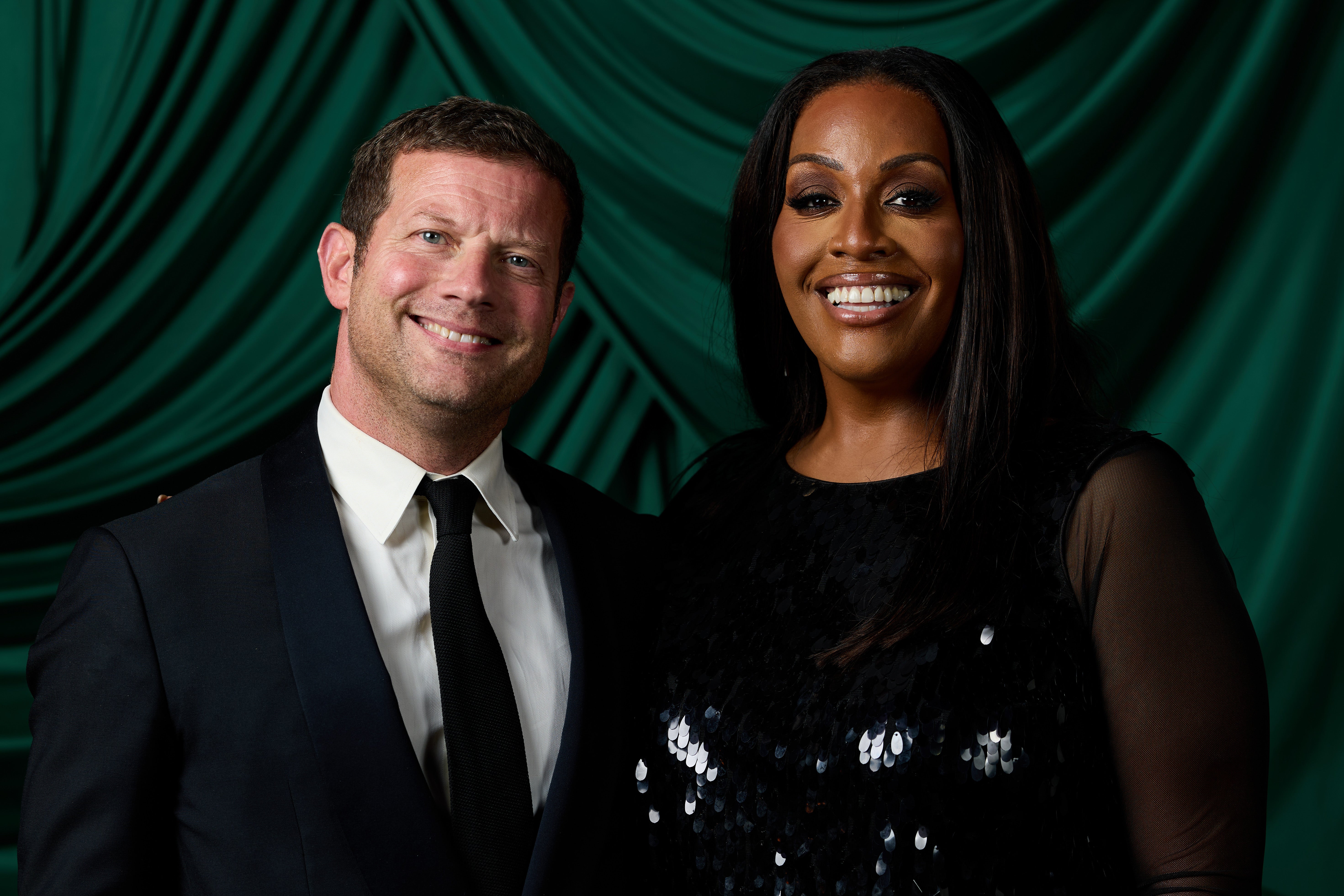 Dermot O'Leary and Alison Hammond at the National Television Awards in September