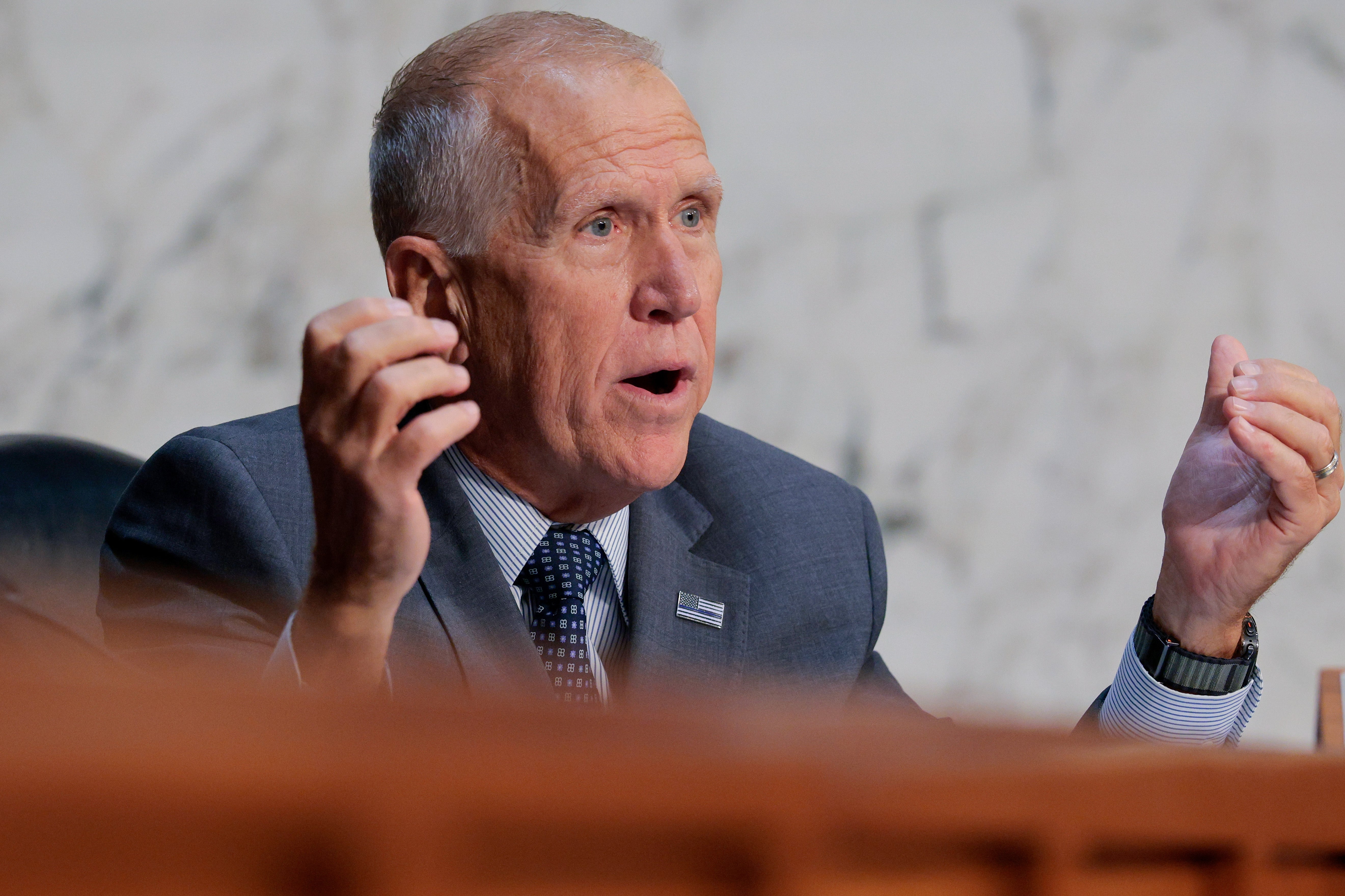 Senator Tillis sent profane texts to Trump, book reveals