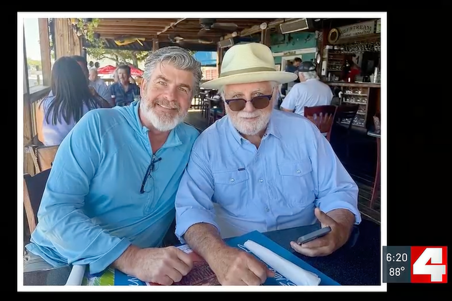 Michael Goessling (left) and Michael McDonald met for the first time over the summer
