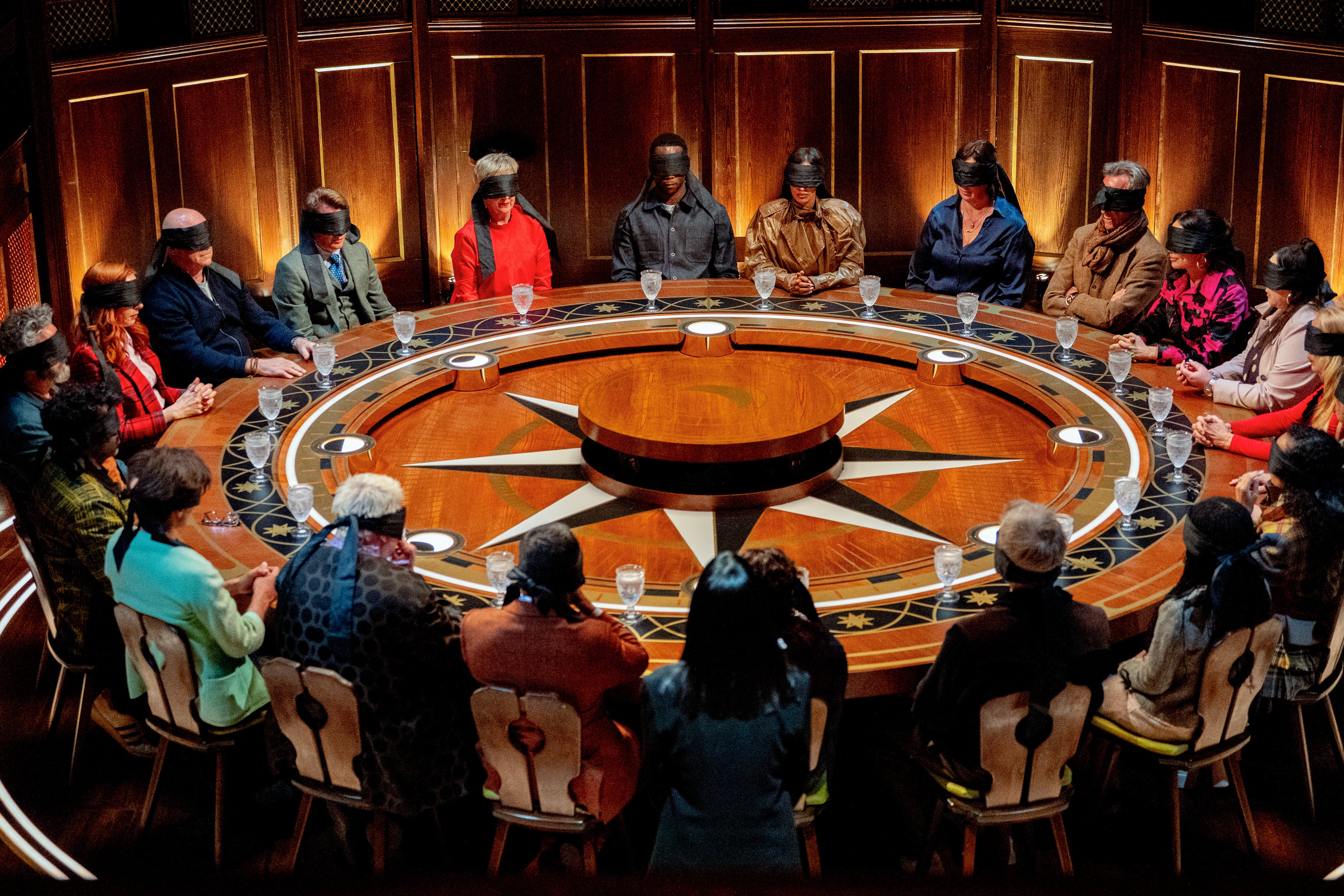 Scrutiny of Richard E Grant intensified in Friday’s episode at the first round table