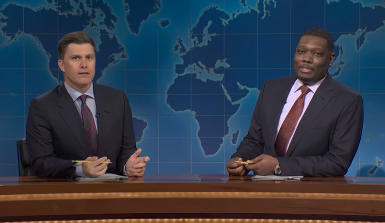 Colin Jost and Michael Che addressed the Cornell University controversy on 'Saturday Night Live'