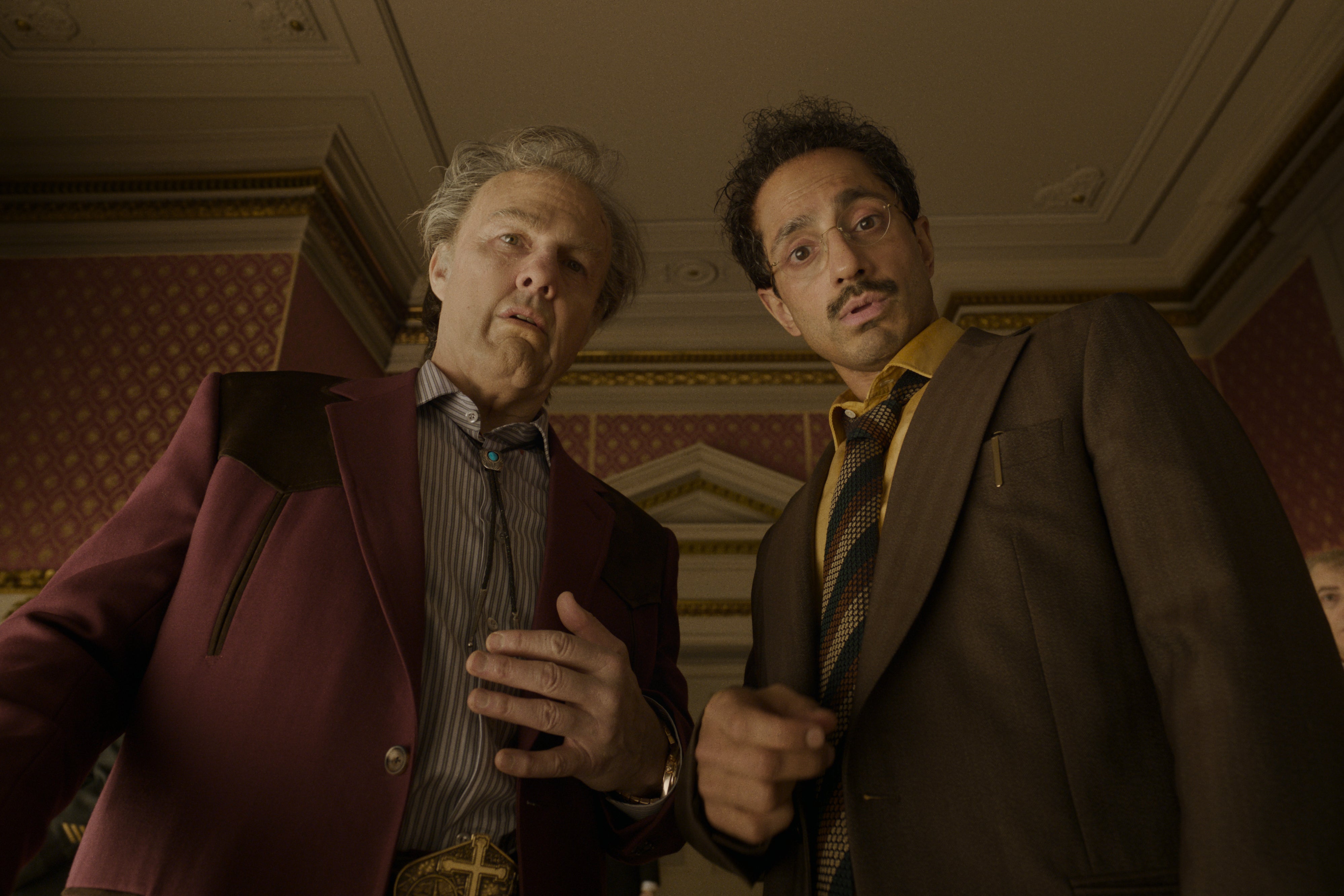 Tom Cruise and Riz Ahmed in ‘Digger’