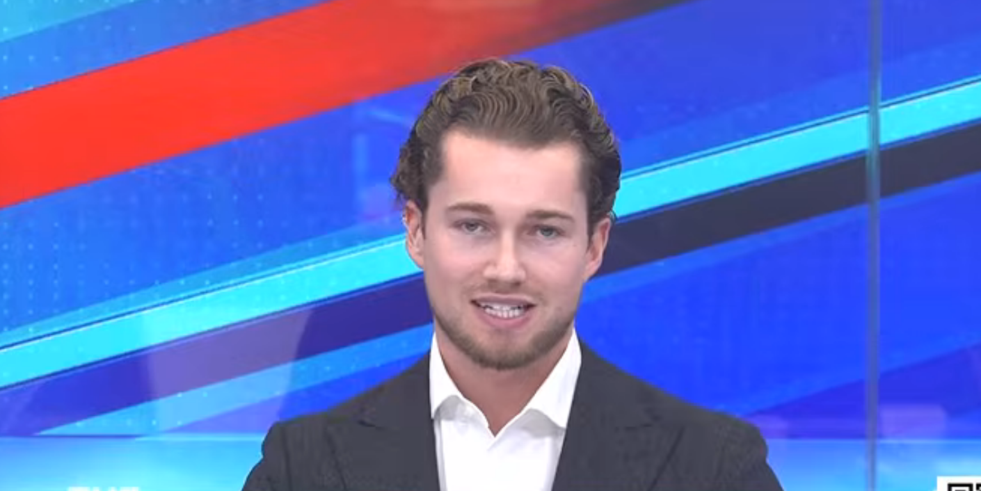 Pritchard made his presenting debut on Saturday