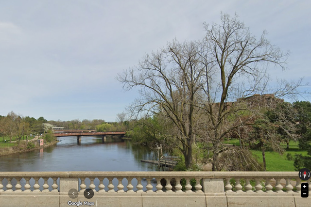 A view of the Grand River and a portion of the Lansing River Trail in Lansing, Michigan. Police in Lansing said they are investigating the possibility that a serial killer may be behind a string of five attacks that have occurred near the trail over the last year