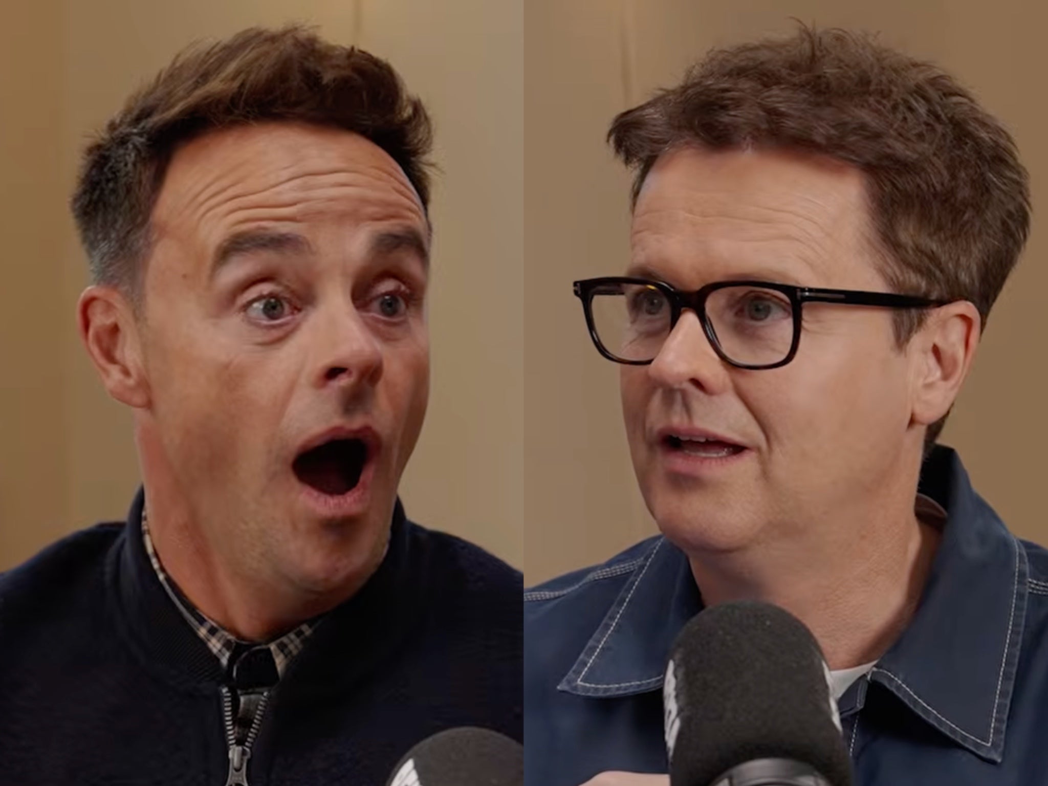 Ant and Dec were stunned by the discovery