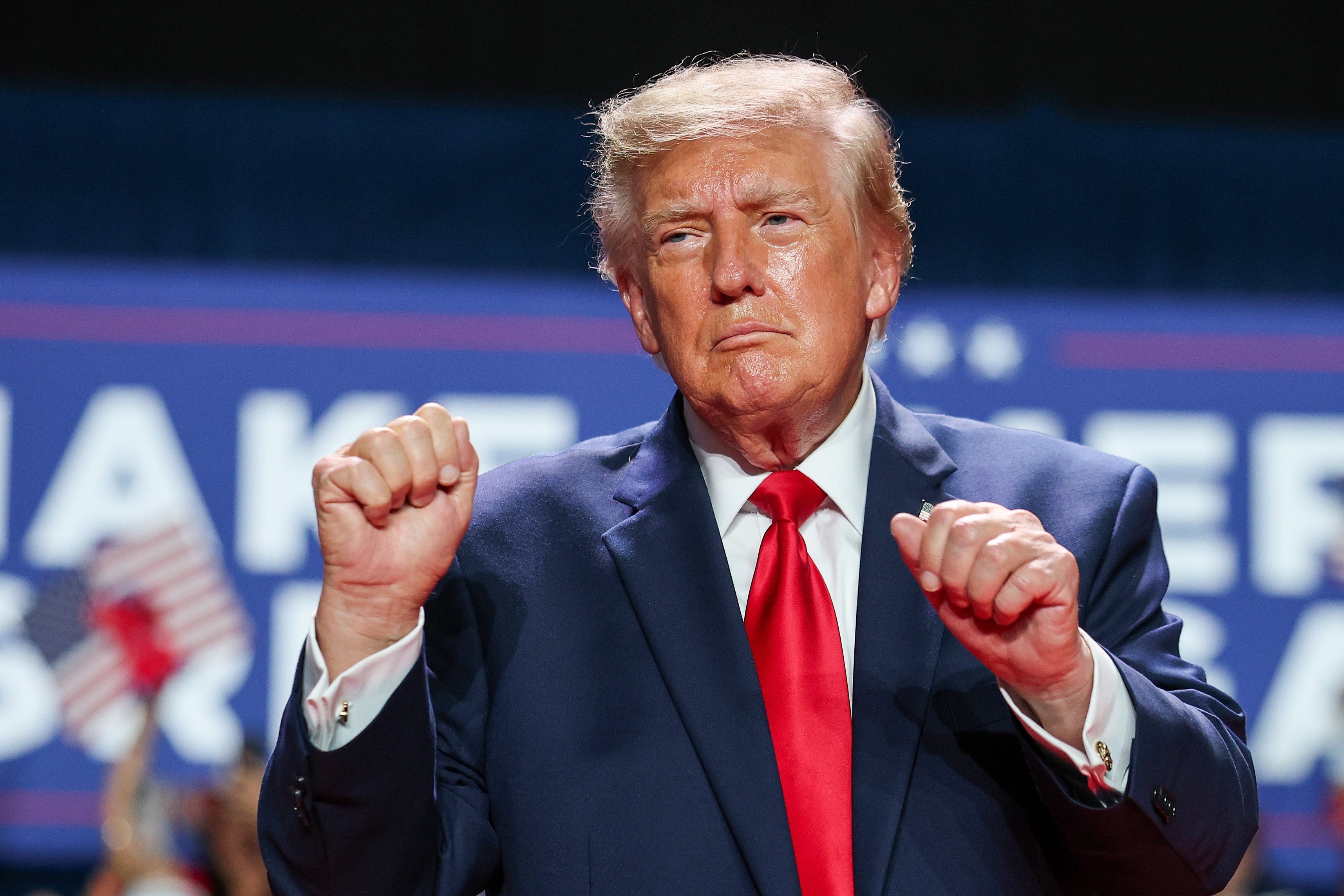Trump says Iran deal not his goal as US weighs strikes
