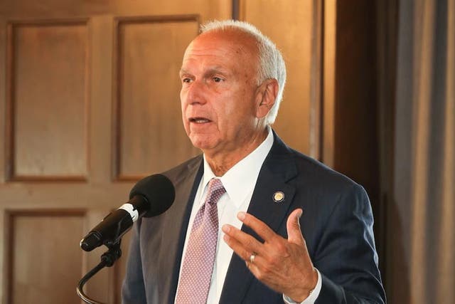 Sen. Jerry Cirino filed a complaint with police about the text messages two days after reportedly receiving them and asked authorities to press charges