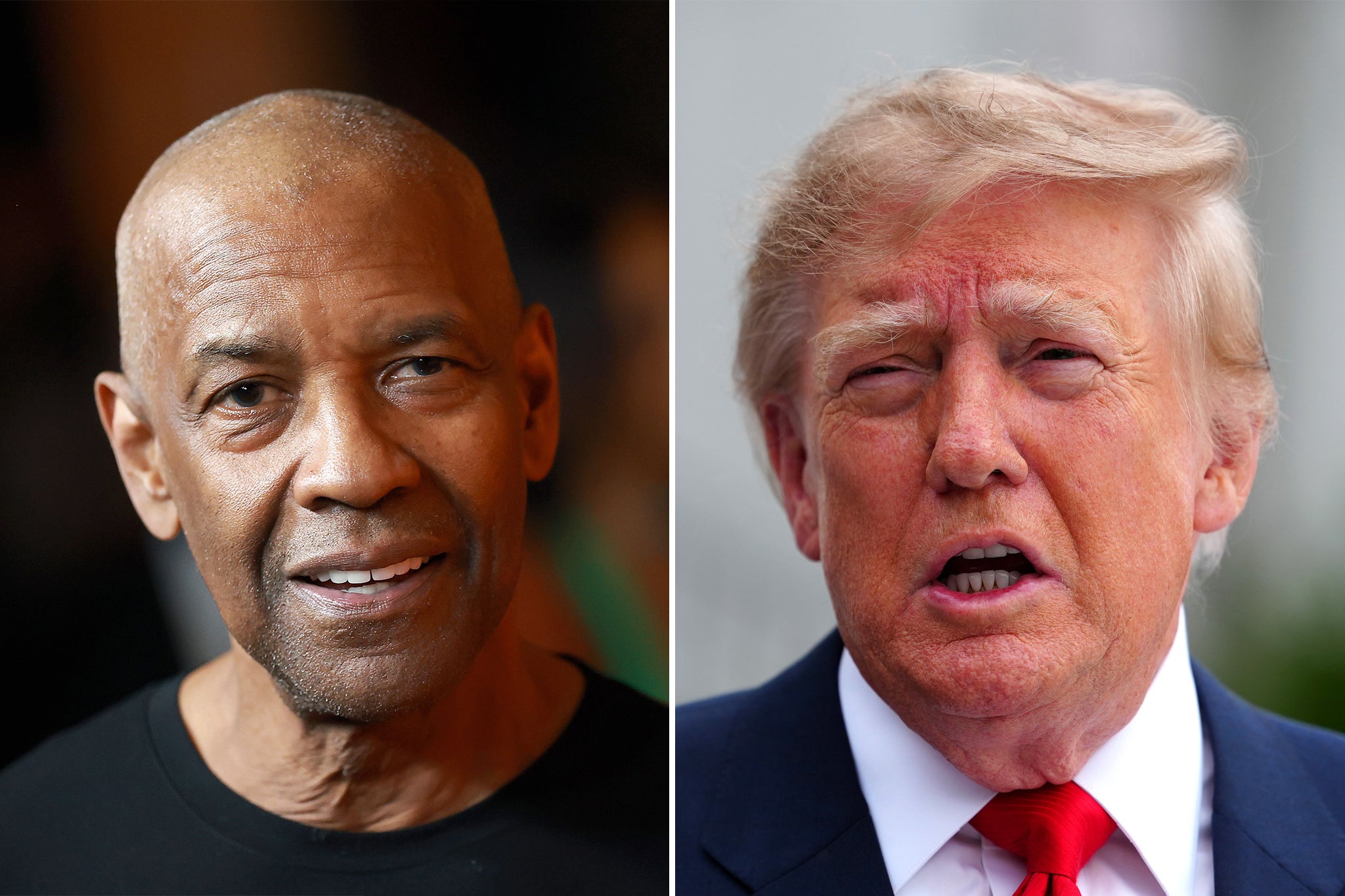 Trump shares fabricated Denzel Washington quote