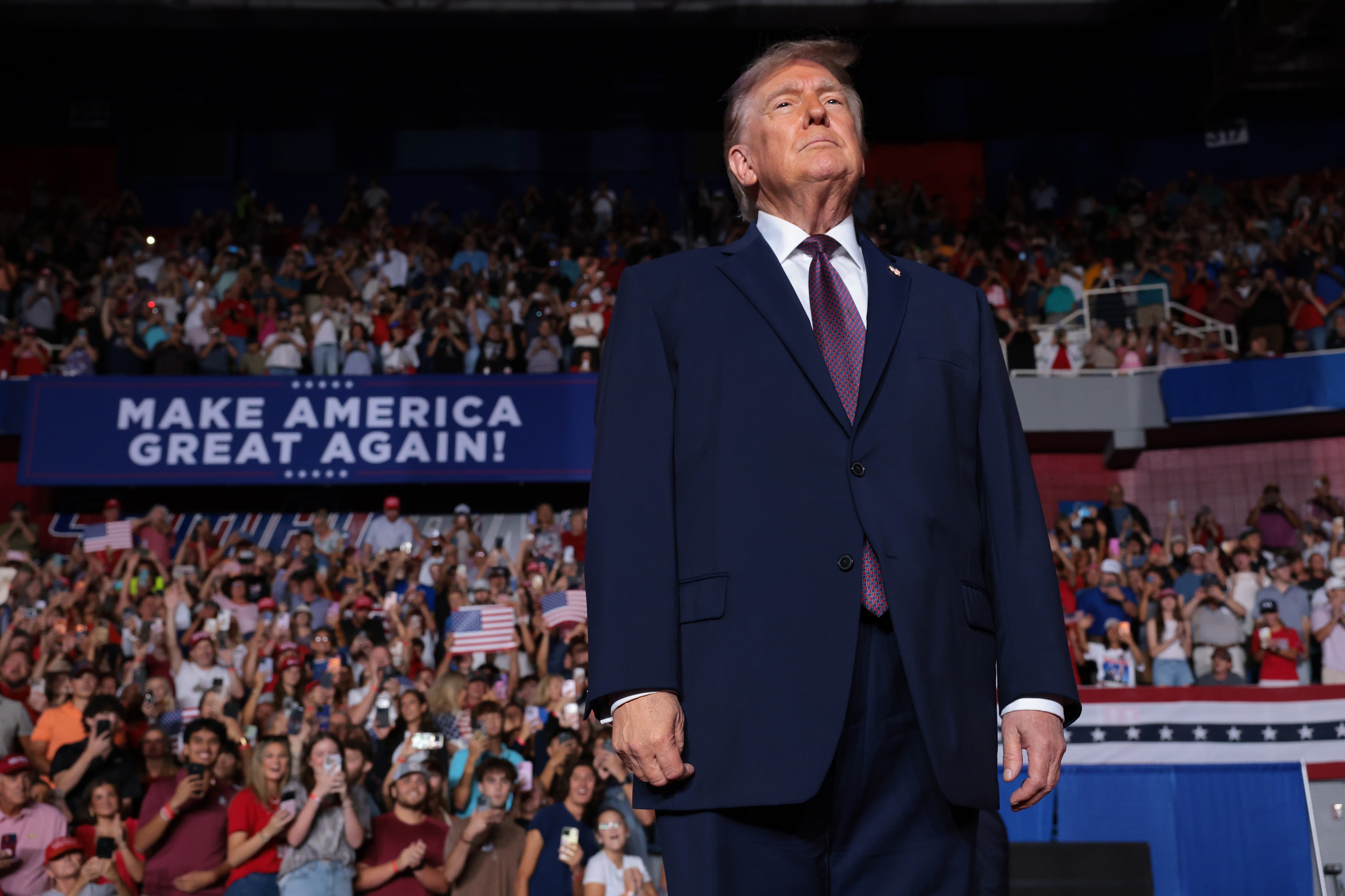 Donald Trump Campaigns in Red States to Boost GOP Midterm Turnout