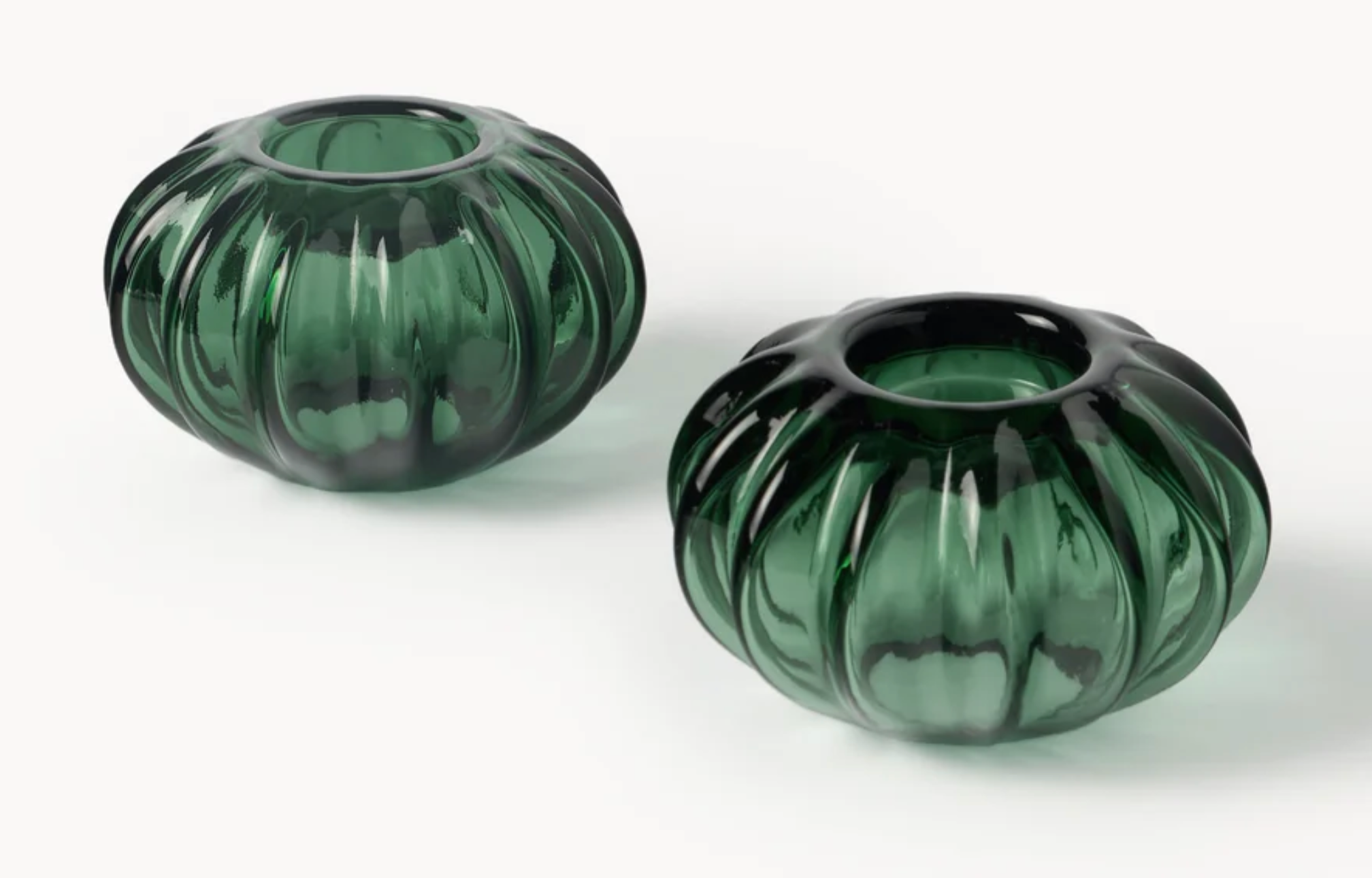Mouth-blown tealight holders, £54.99