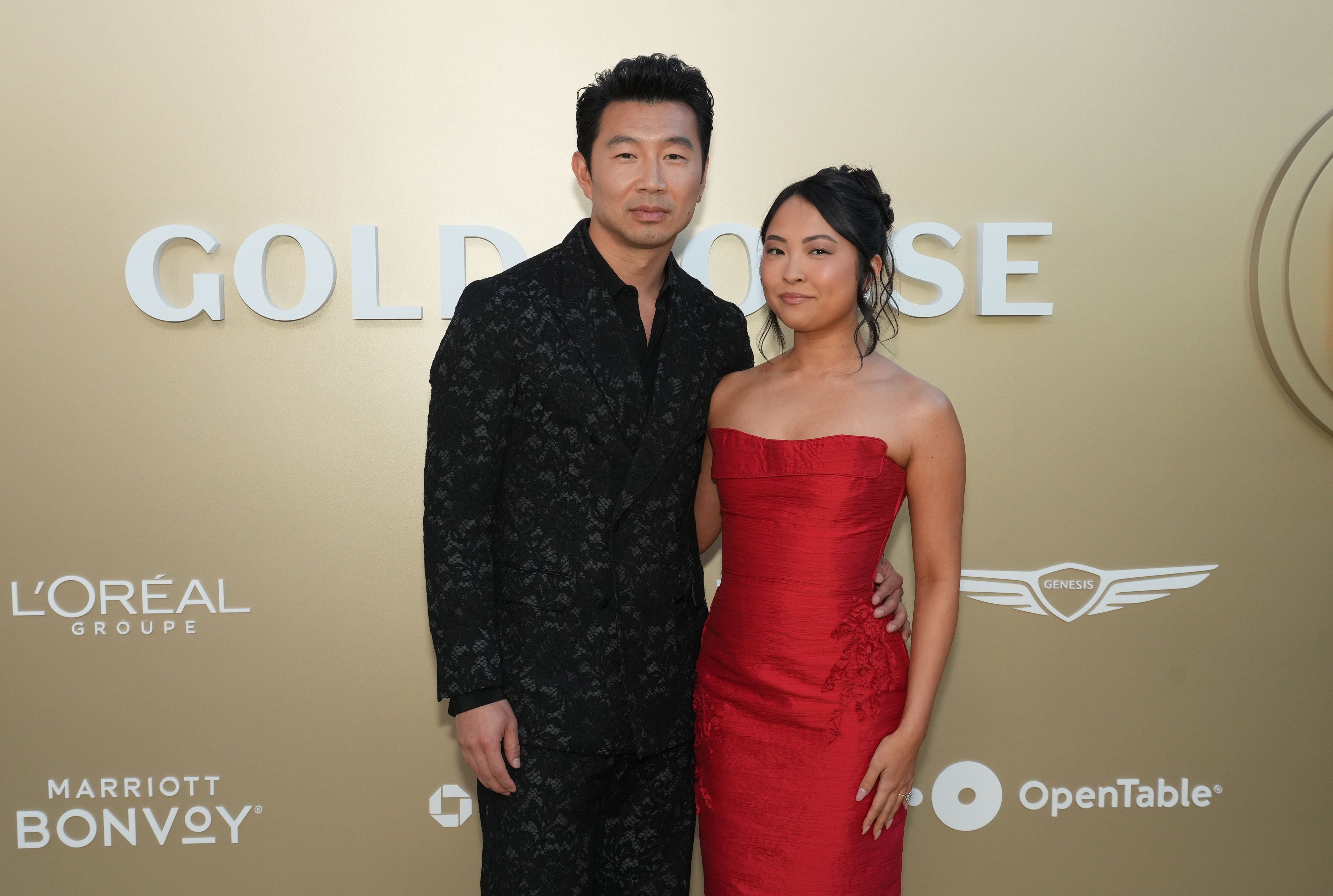Simu Liu and Allison Hsu arrive at the Gold House 5th Annual Gold Gala