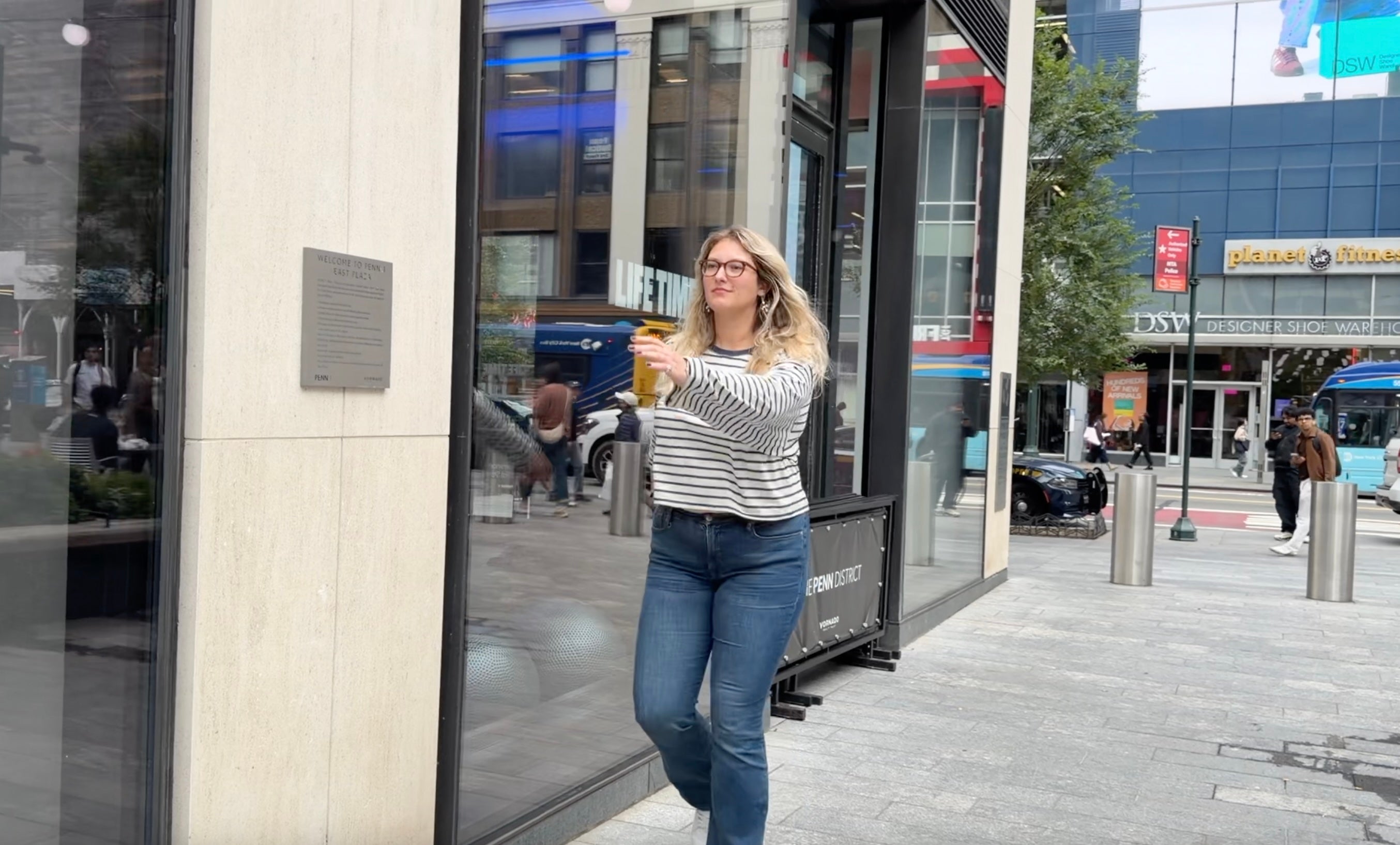 This exercise routine, as seen in action from The Independent’s science correspondent Julia Musto, is known as ‘lymphatic walking’