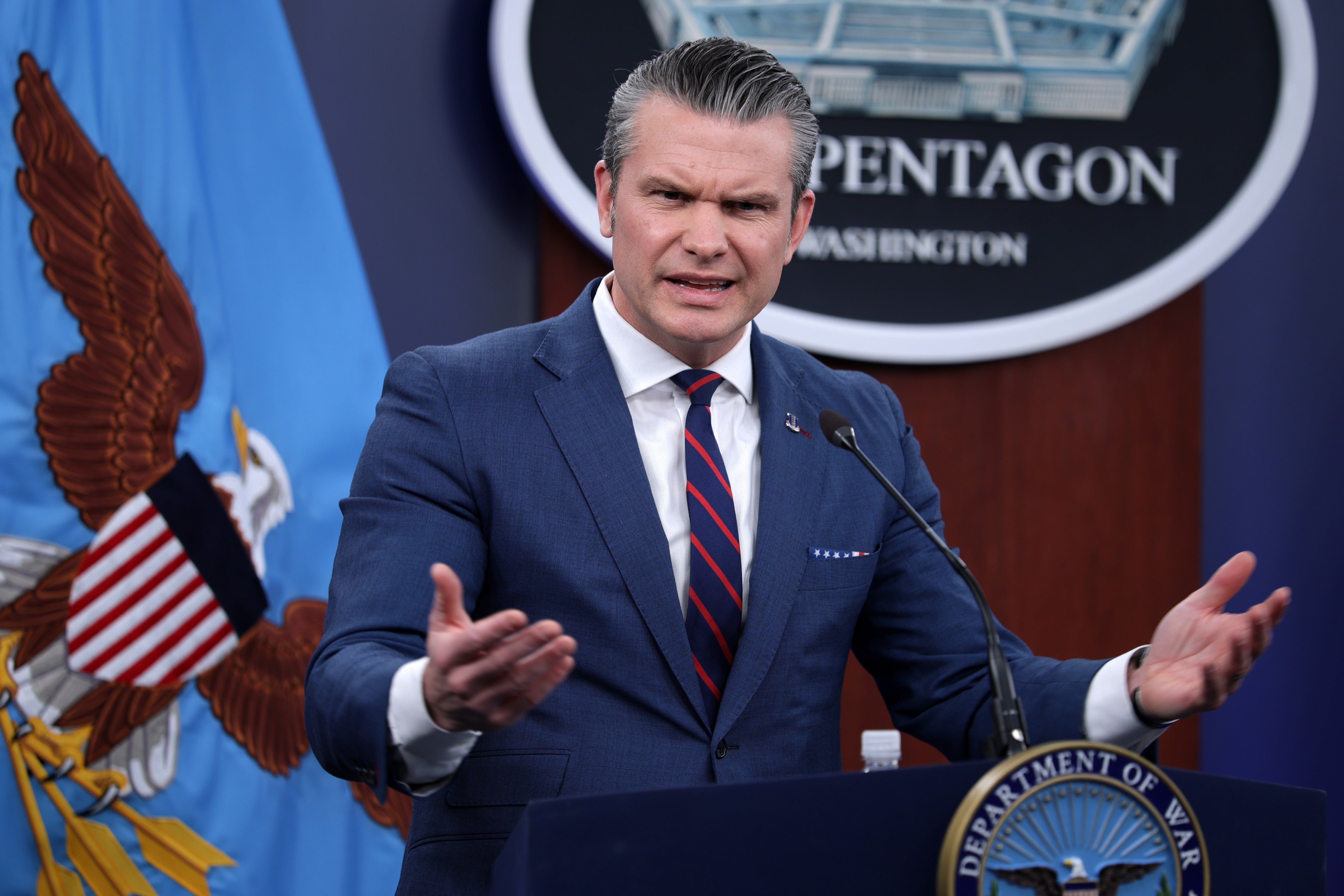 Airman dies in Alamodome fall as critics slam Hegseth's spectacles