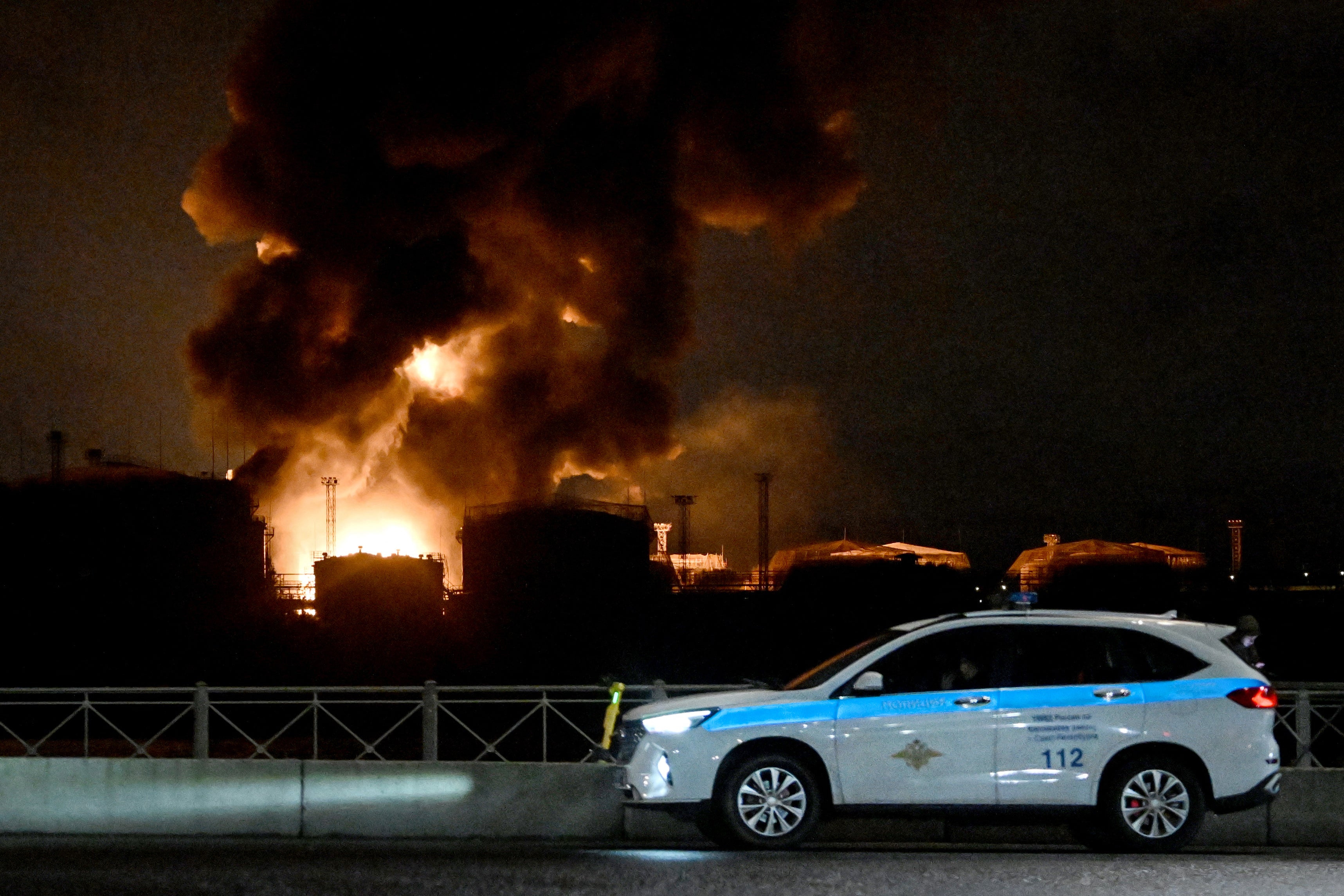 Ukraine launches major drone attack on Russia, hitting oil terminal