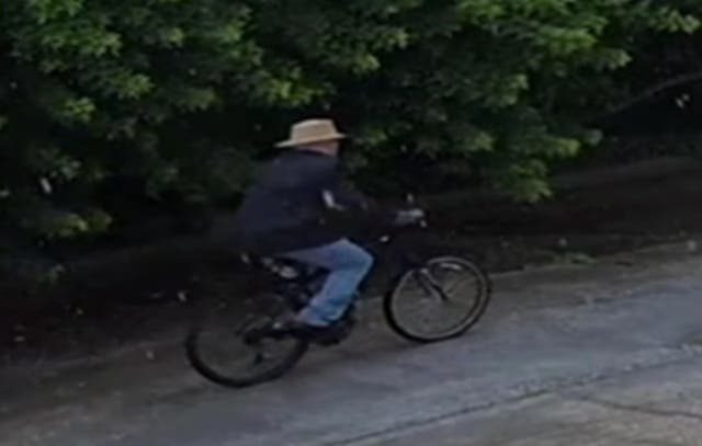 Investigators determined that Sartin Jr. had parked a car near the bank before the robbery and then switched to a bicycle. After the robbery, Sartin Jr. fled on the bicycle, went to the car and then drove away, according to prosecutors.