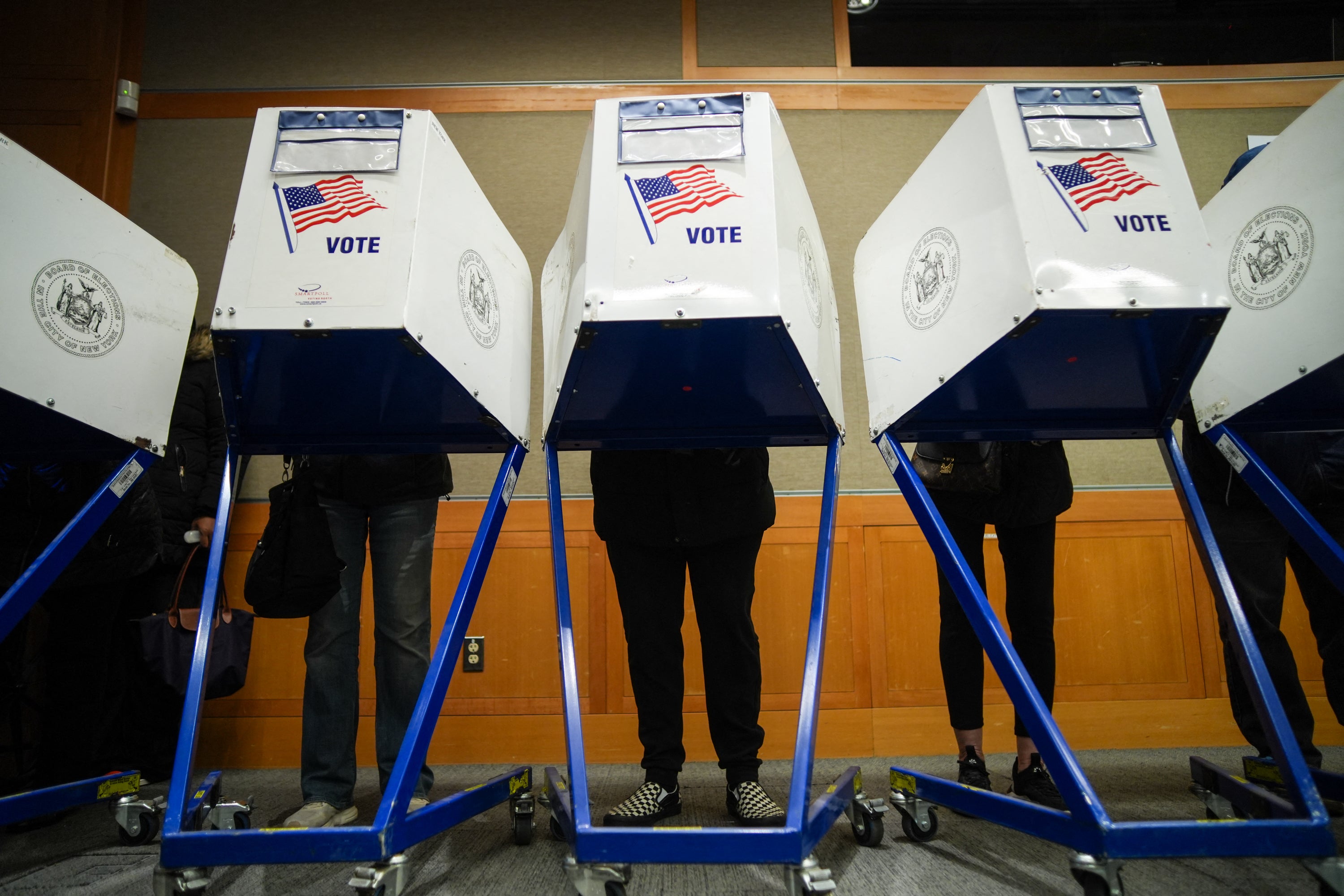 High prices dominate minds in US swing districts but not always ballots as voters 'decouple'