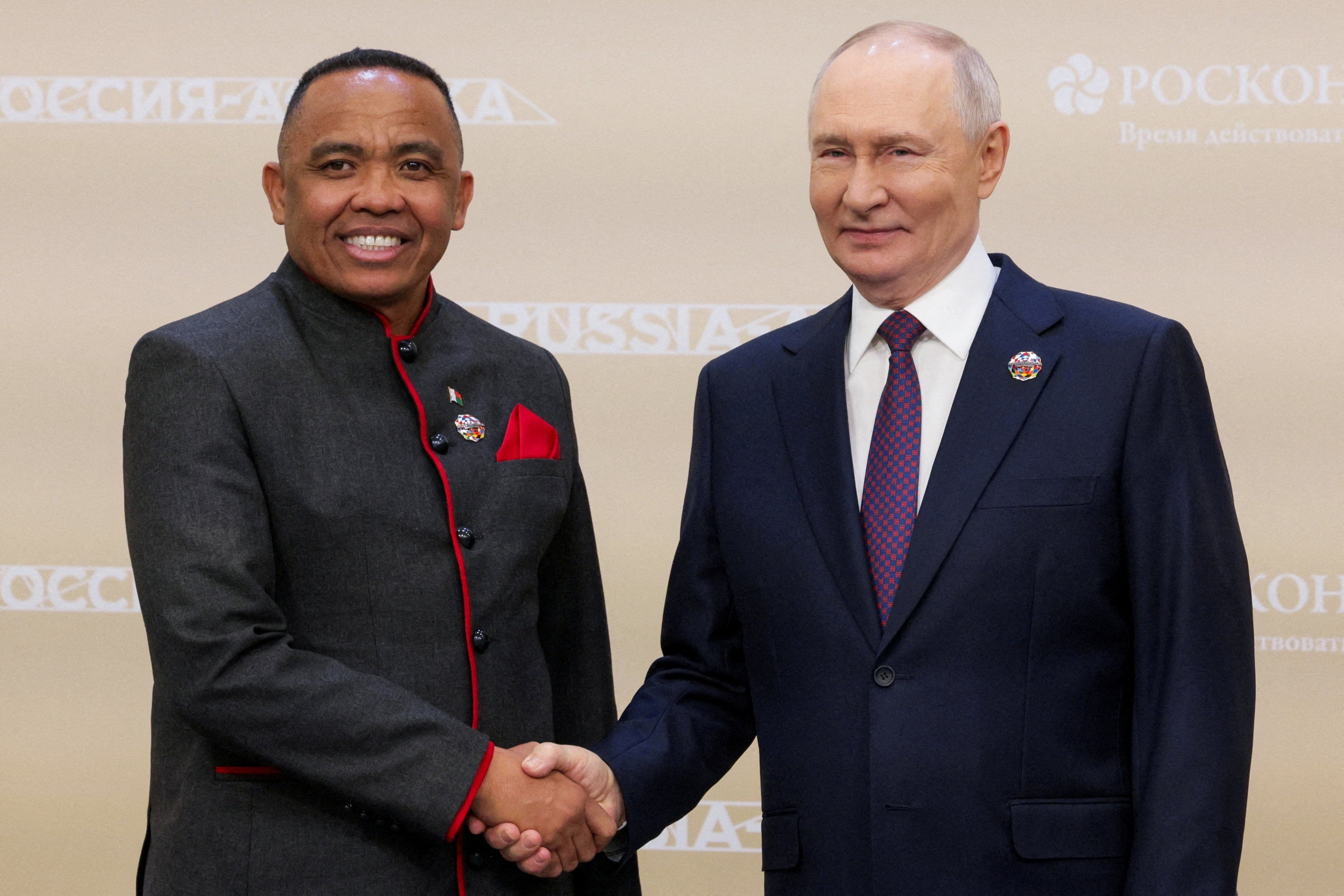 Putin tells African leaders Russia is their partner against 'colonial ...